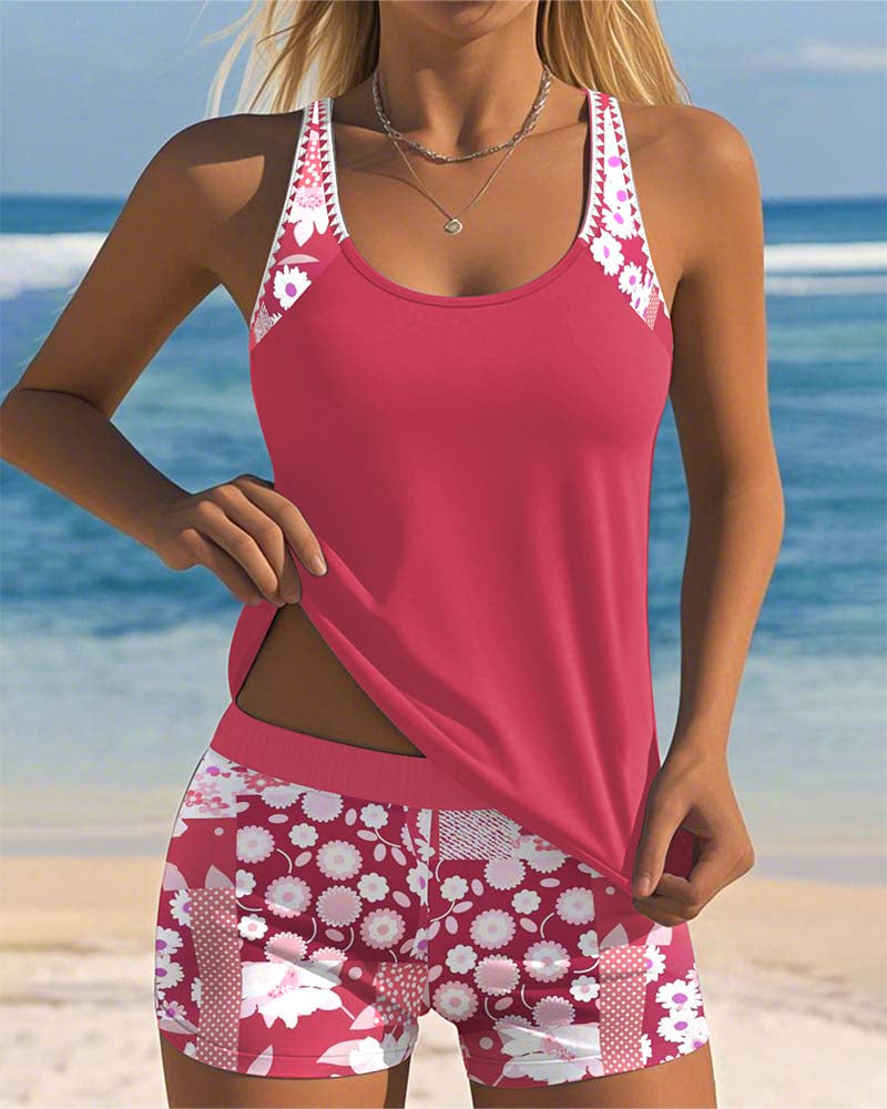 MIA | RELAXED FIT TUMMY COVERAGE SWIMSUIT SET