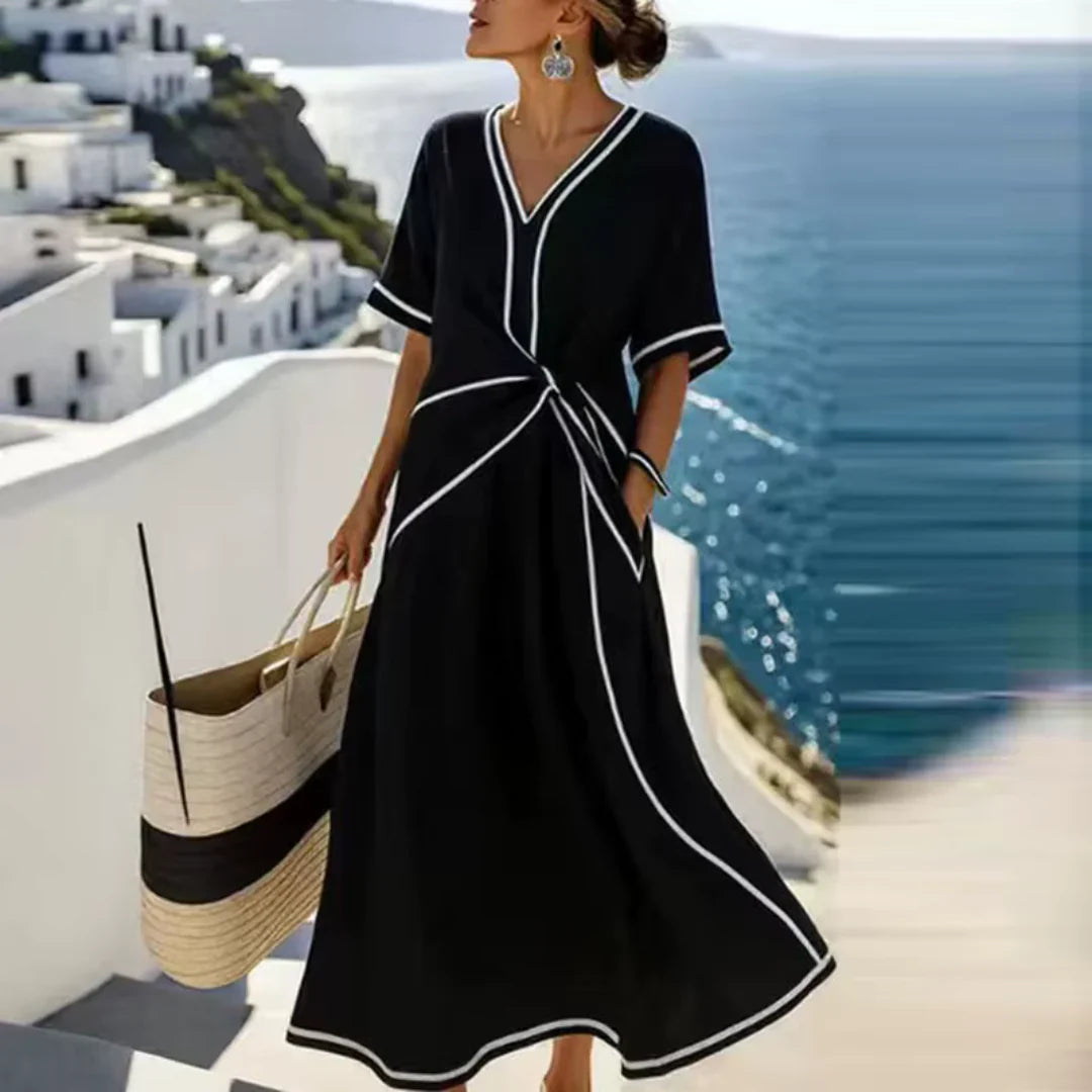 SOFIA | ELEGANT FLATTERING MAXI DRESS