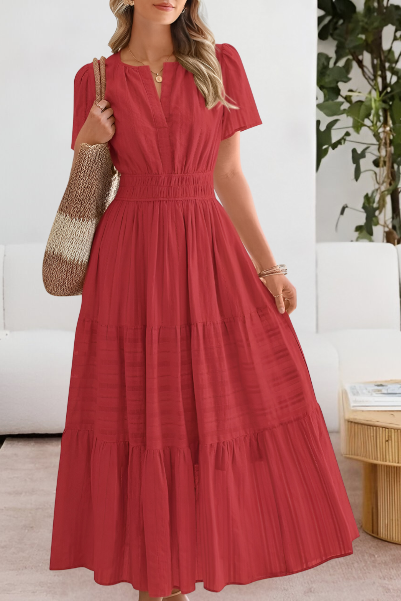 LEILA | ELEGANT TUMMY COVERING SUMMER DRESS