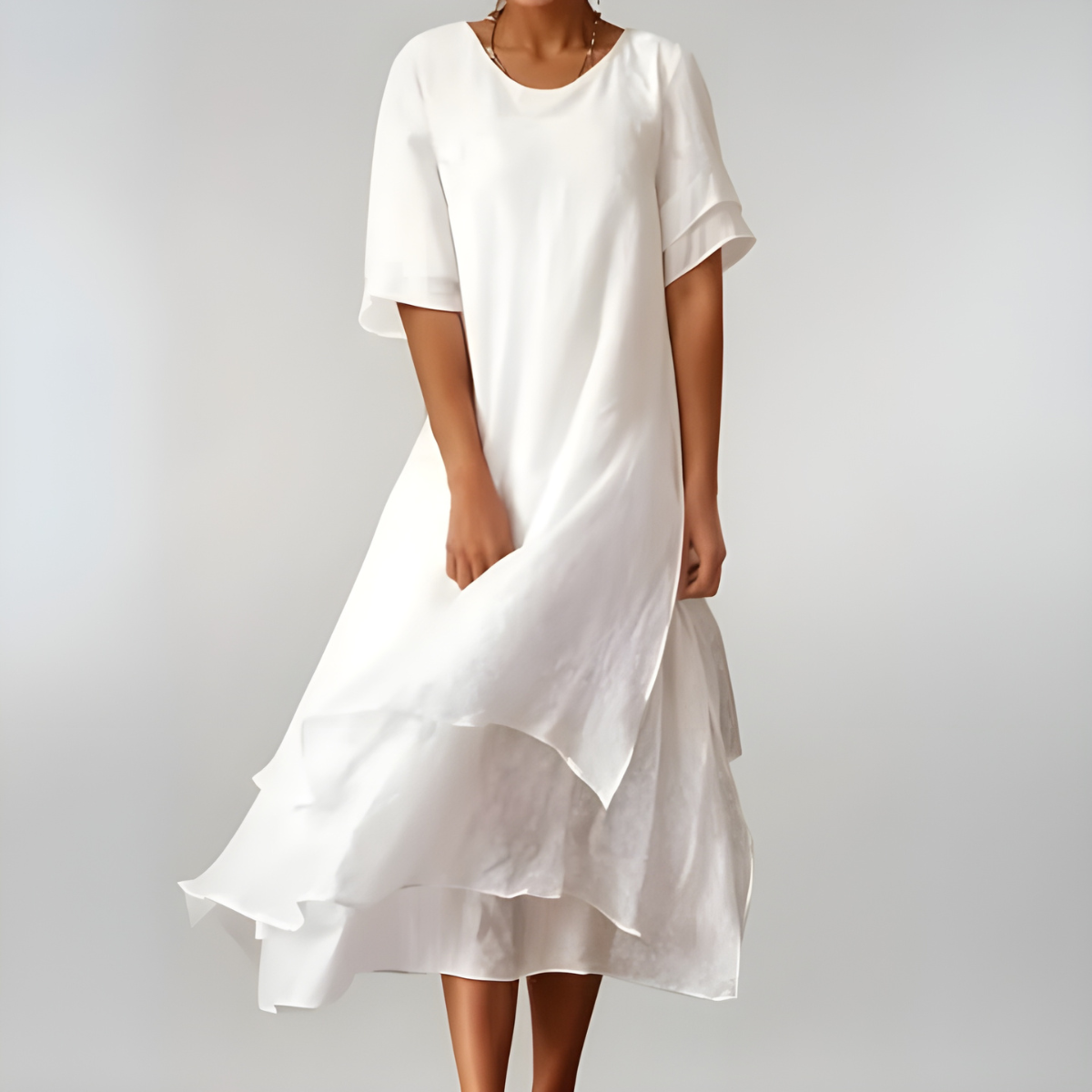 FELICITY | LIGHTWEIGHT TUMMY COVERING ELEGANT DRESS