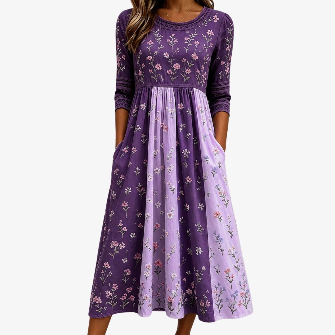 ADELINA | GRACE MIDI DRESS