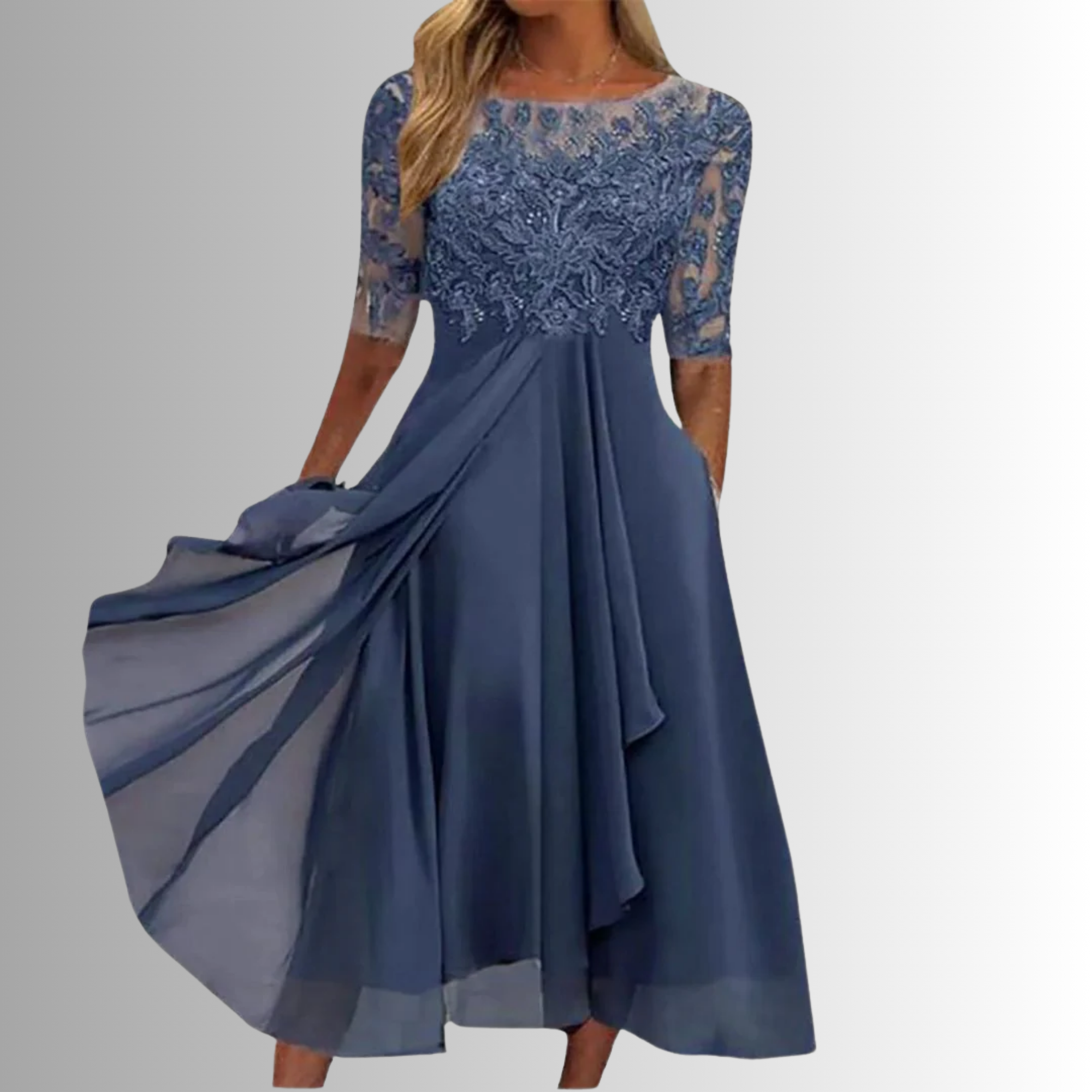 ELARA | REFINED LACE ELEGANT DRESS
