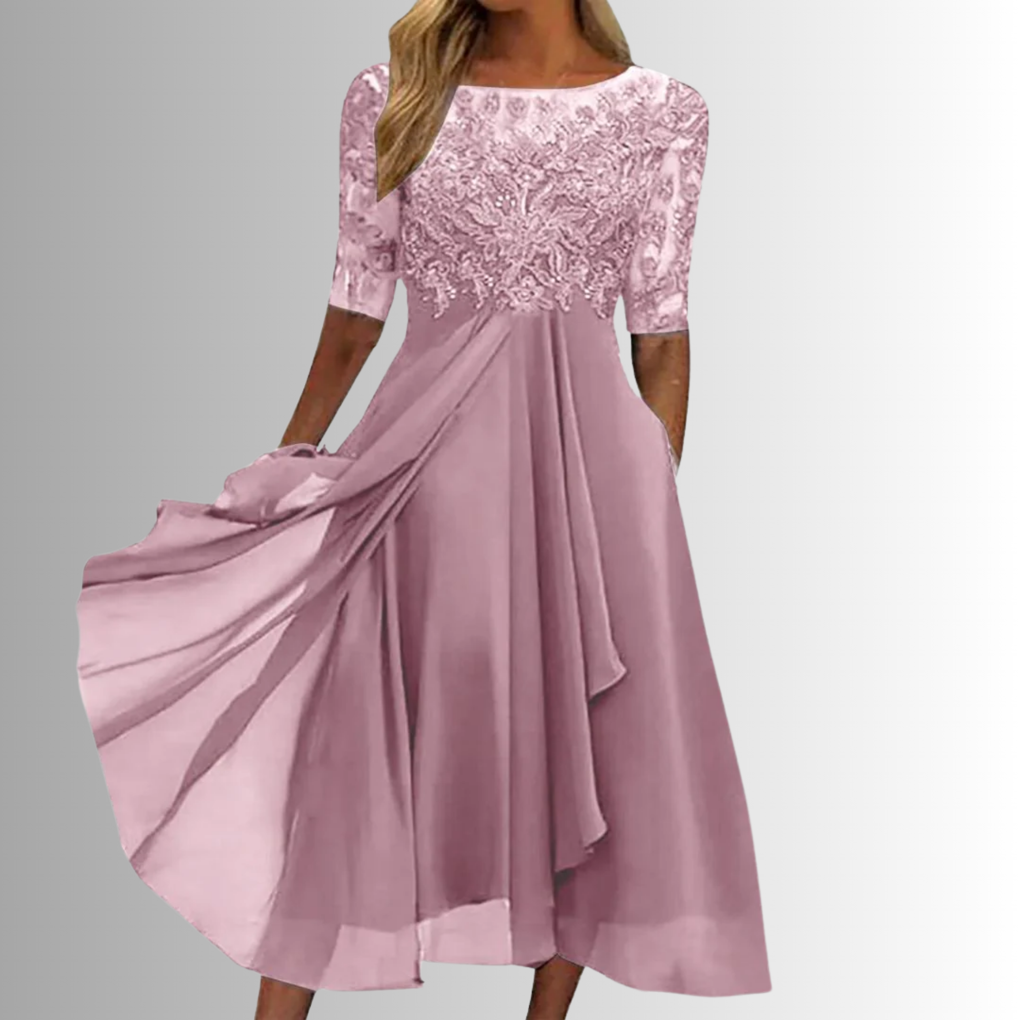 ELARA | REFINED LACE ELEGANT DRESS