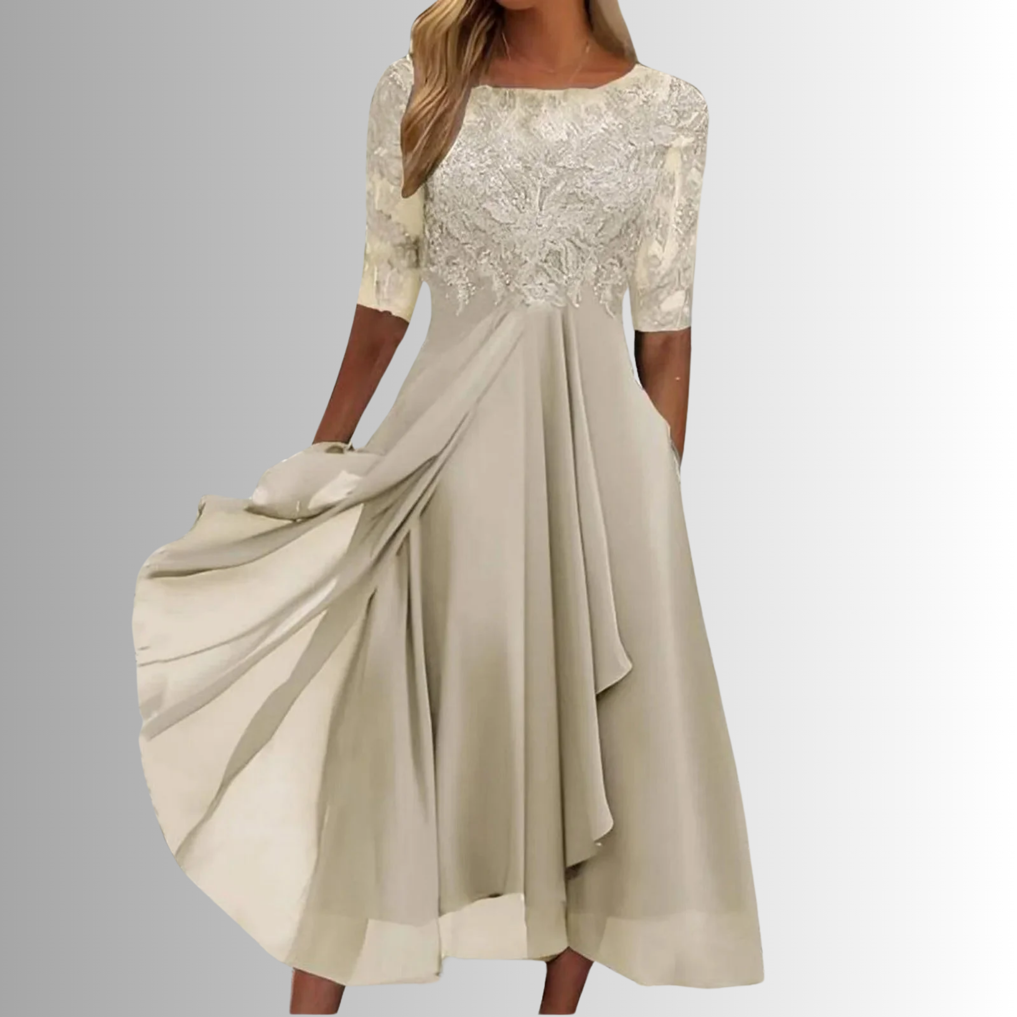 ELARA | REFINED LACE ELEGANT DRESS
