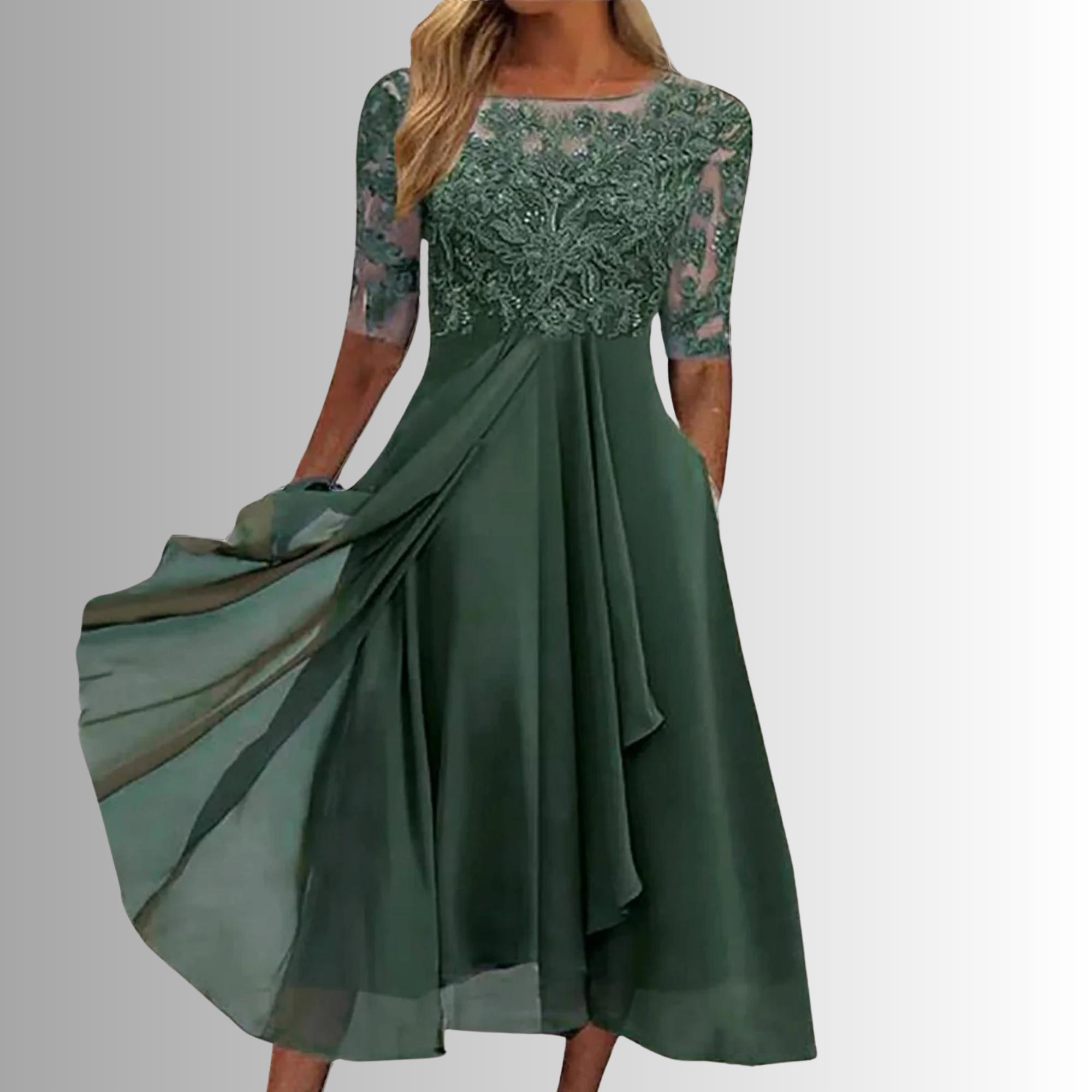 ELARA | REFINED LACE ELEGANT DRESS