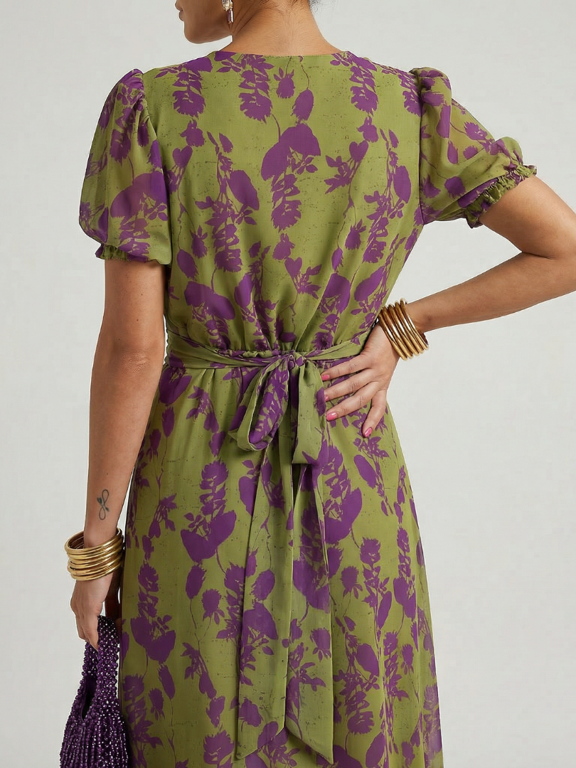AURELIA | RELAXED FLORAL MIDI DRESS