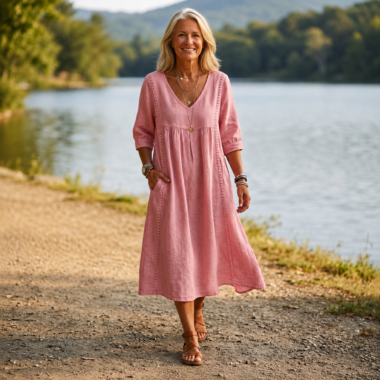 CARMEN | ELEGANT LIGHTWEIGHT MIDI DRESS