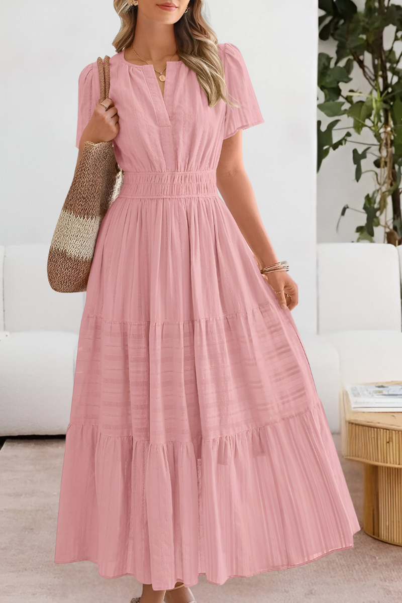 LEILA | ELEGANT TUMMY COVERING SUMMER DRESS