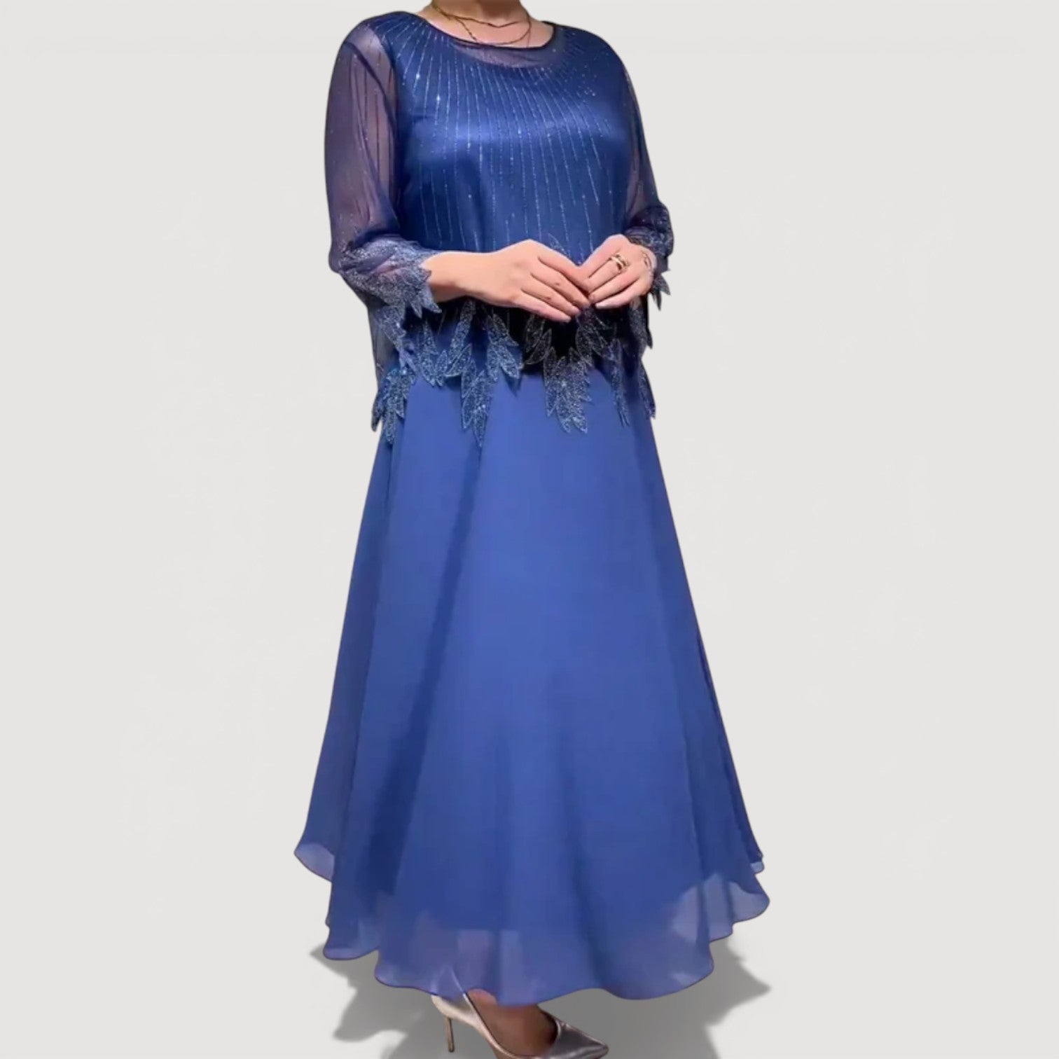 ZOE | ELEGANT TUMMY COVERING MIDI DRESS