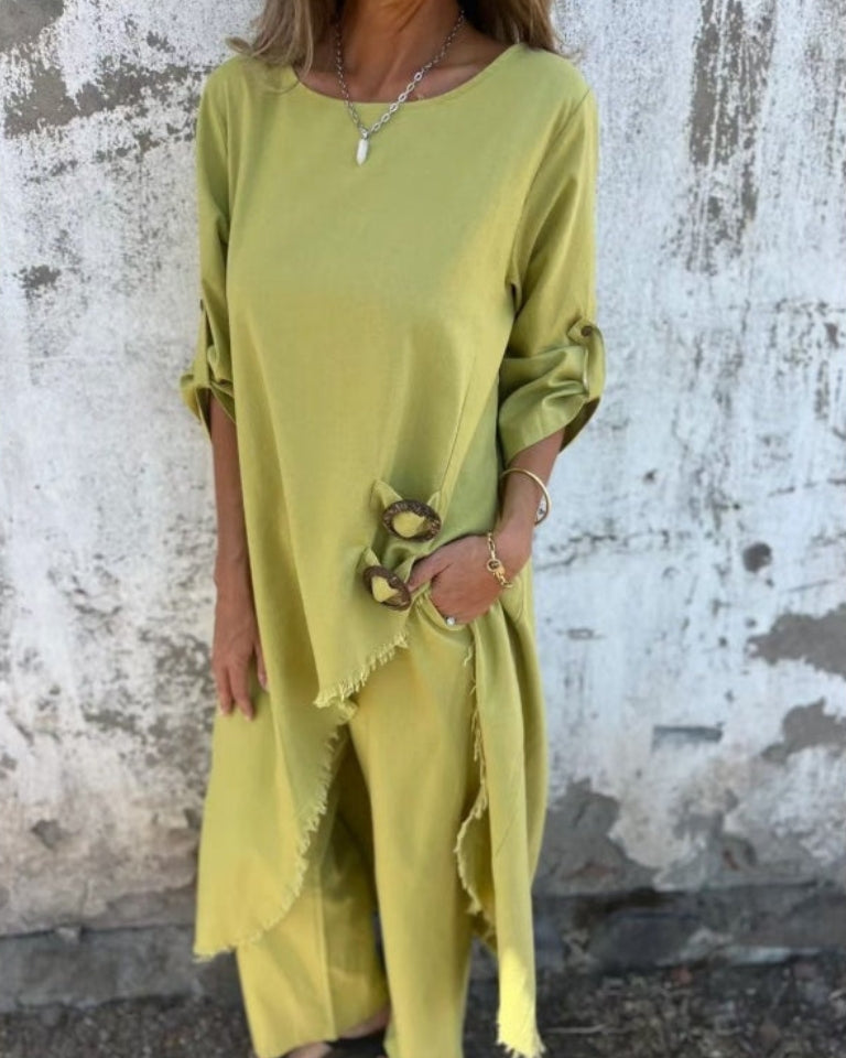 CLARISSA | RELAXED TUMMY COVERING TWO-PIECE SET