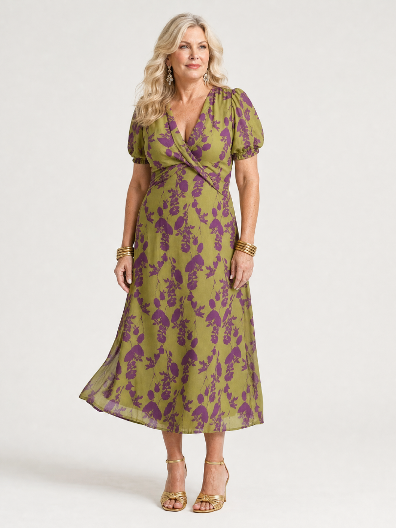 AURELIA | RELAXED FLORAL MIDI DRESS