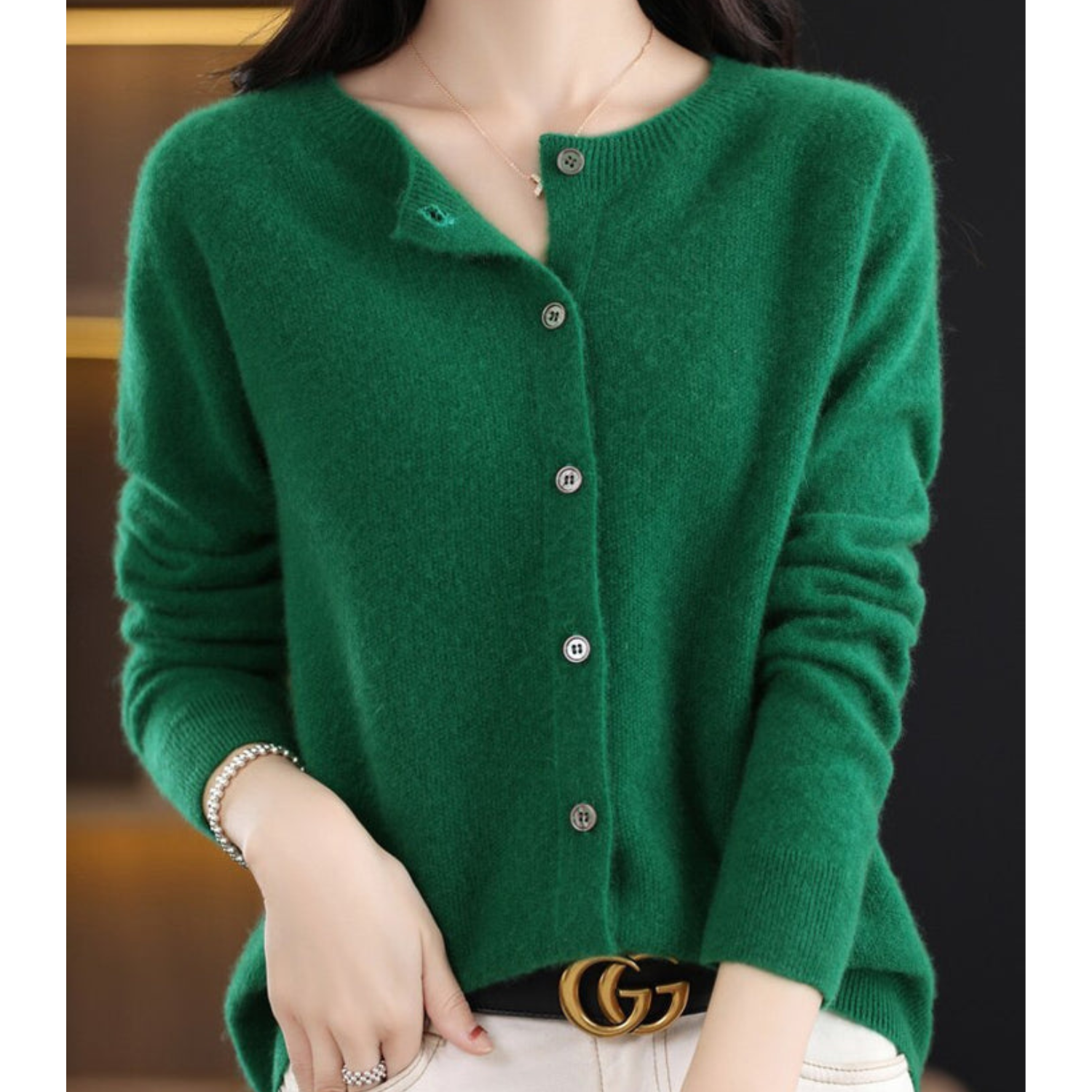 ELANA | SOFT BUTTON KNIT CARDIGAN