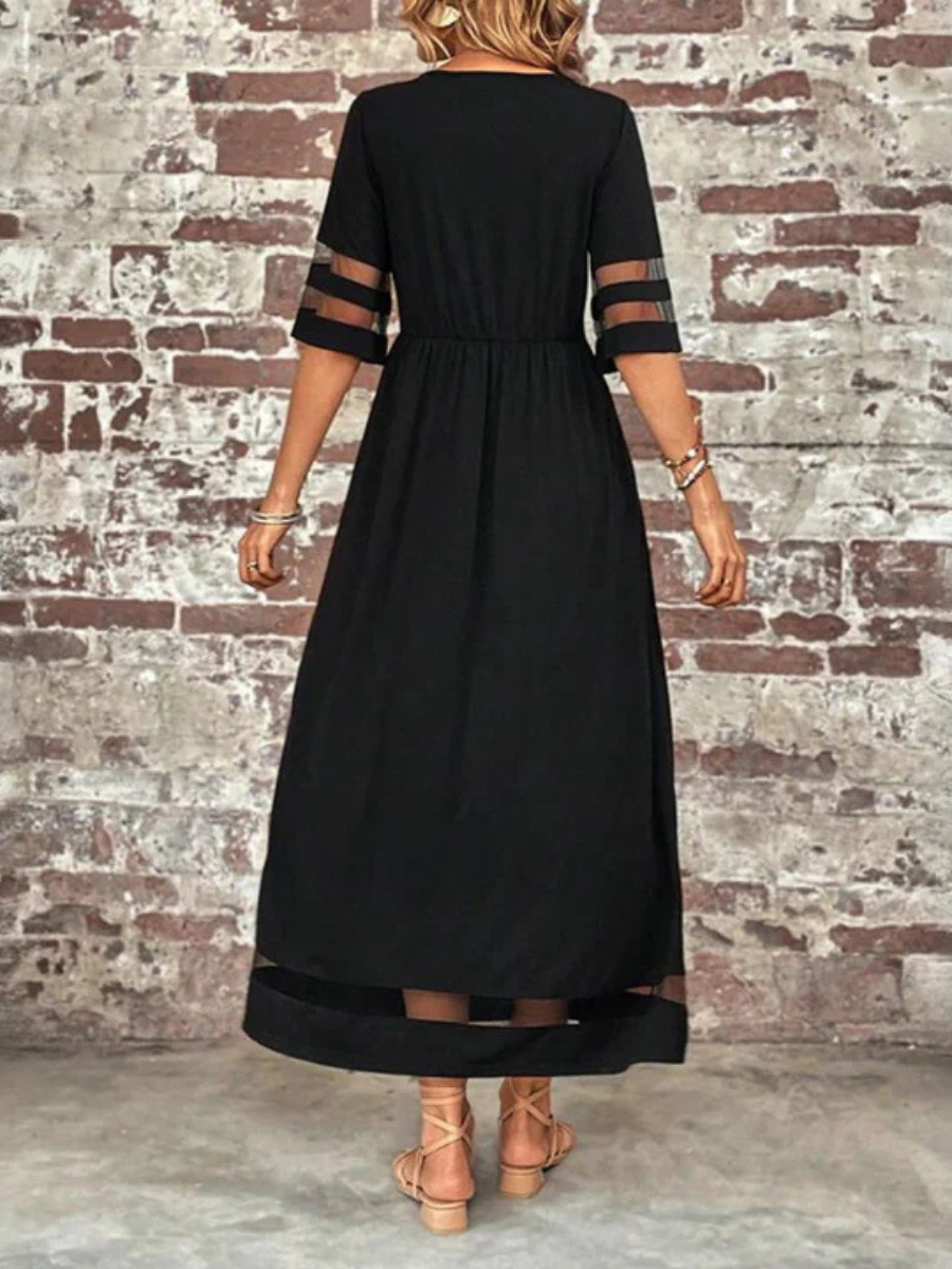 AUBRIELLE | ELEGANT EMPIRE WAIST DRESS