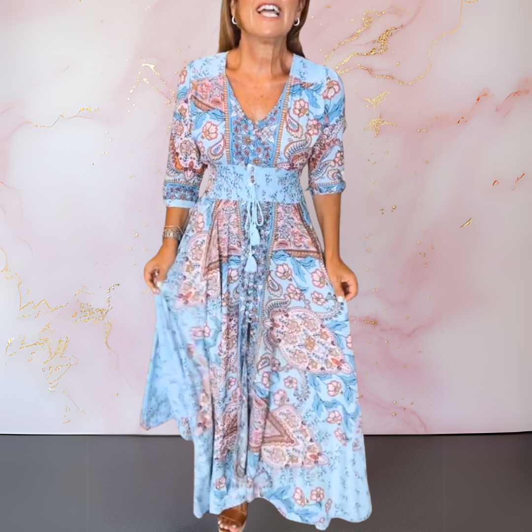 MARY JANE | ELEGANT TUMMY COVERING SUMMER DRESS