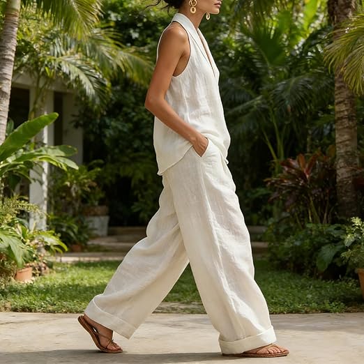 ANNIE | RELAXED HALTER TWO-PIECE SET