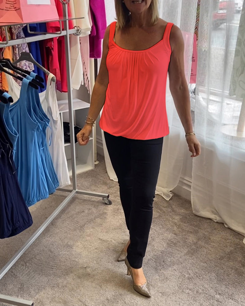 ROSALYN | ELEGANT TUMMY COVERING SLEEVELESS TOP