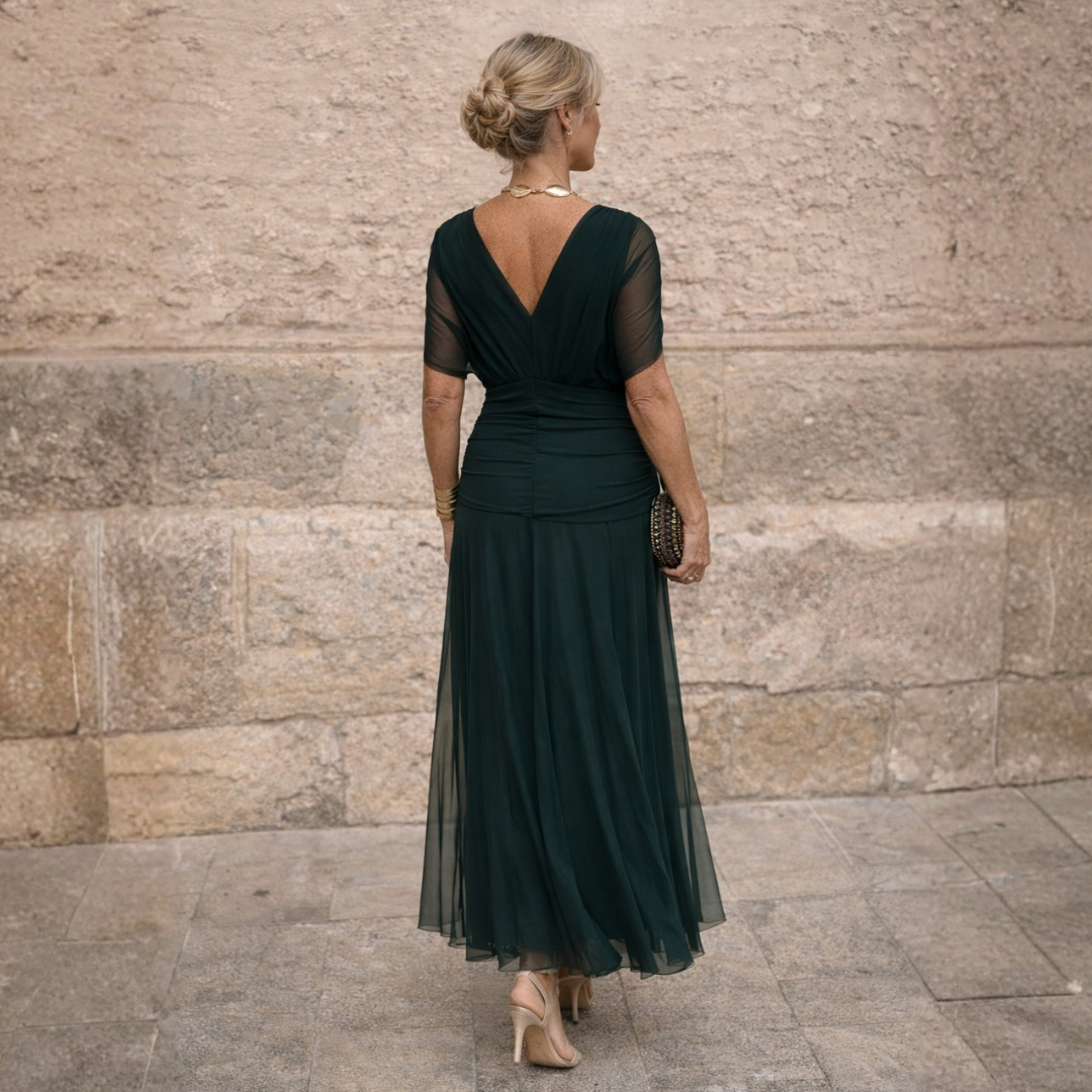 LYDIA | OFF-SHOULDER MAXI DRESS