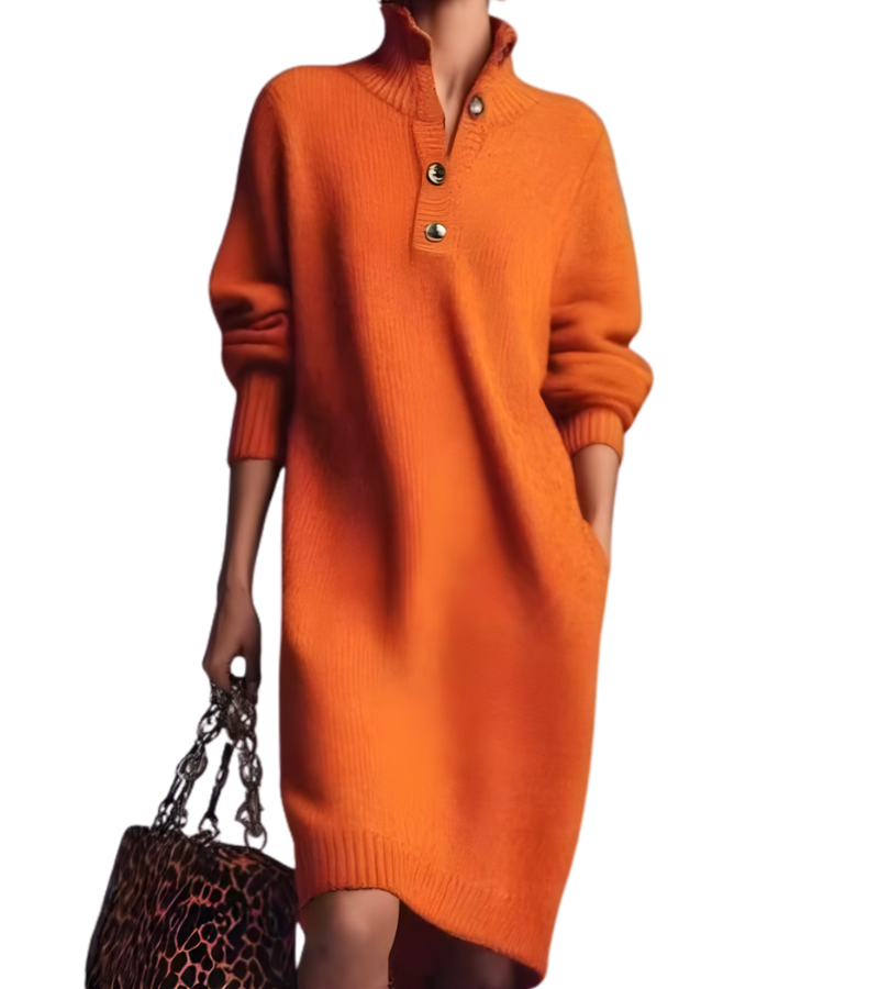 NOVA | COZY TUMMY COVERING KNIT DRESS