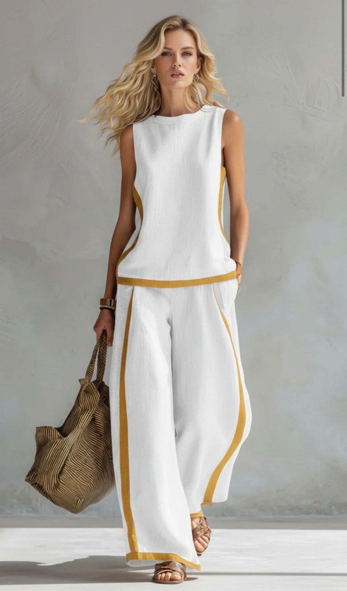 SIENNA | ELEGANT TUMMY COVERING LINEN SET