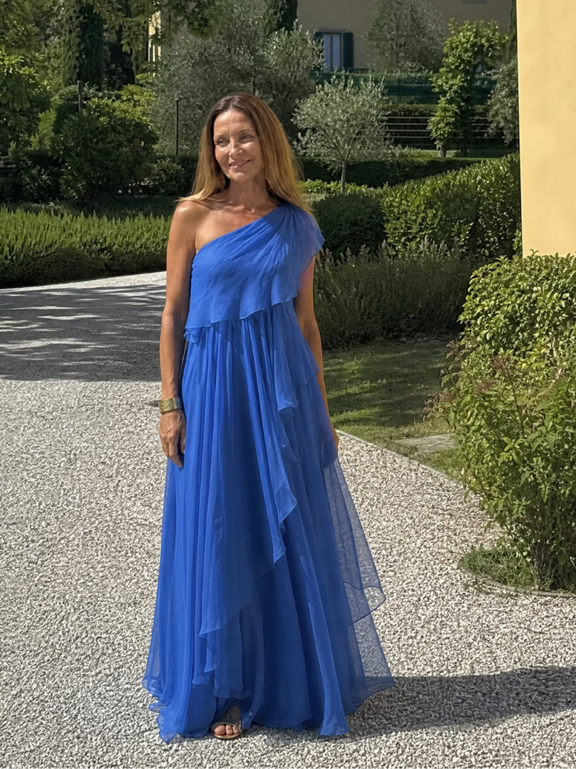 AMELIA | ELEGANT RUFFLE MAXI DRESS