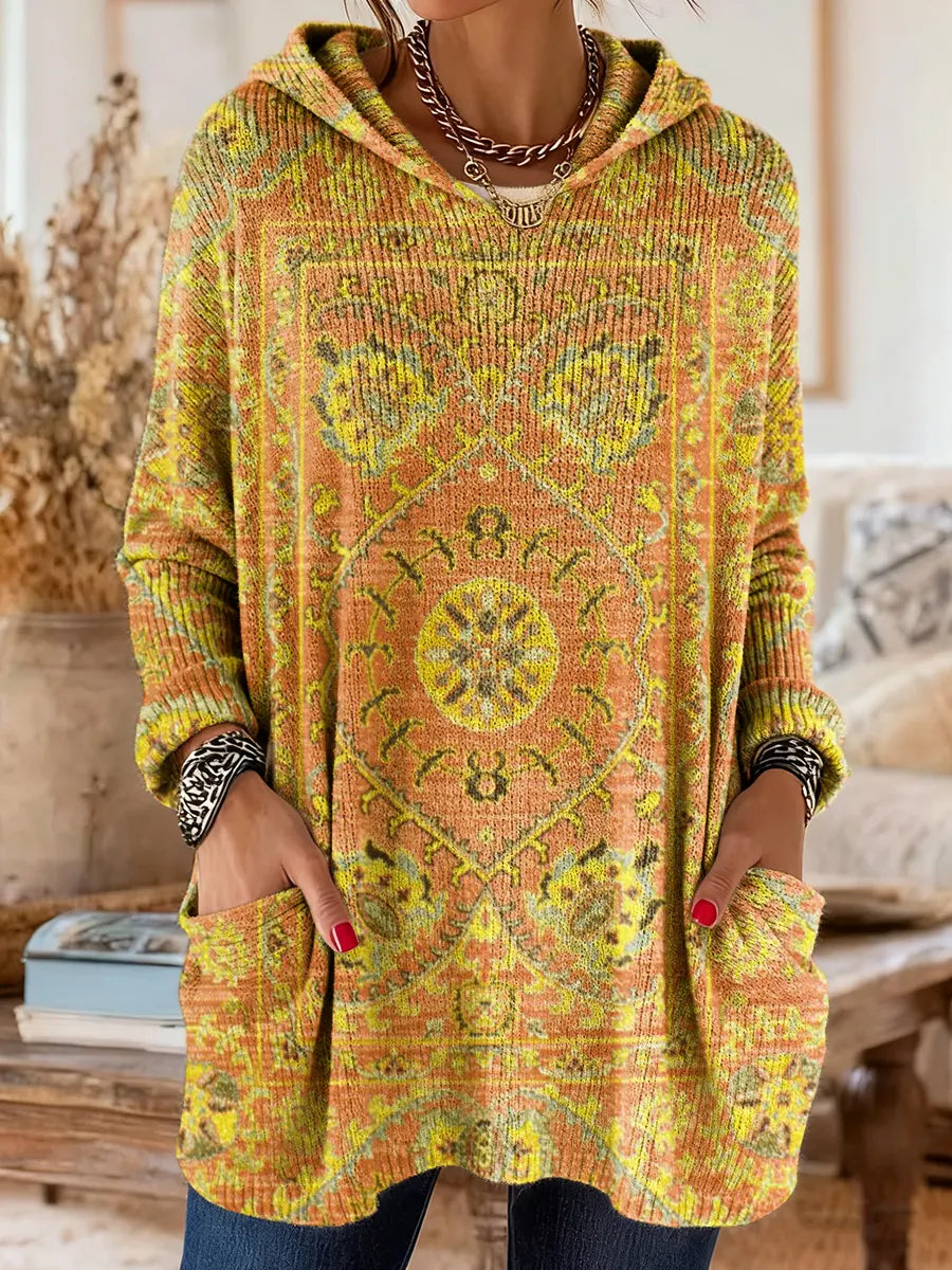ISLA | COSY HOODED KNIT WITH TUMMY COVERAGE