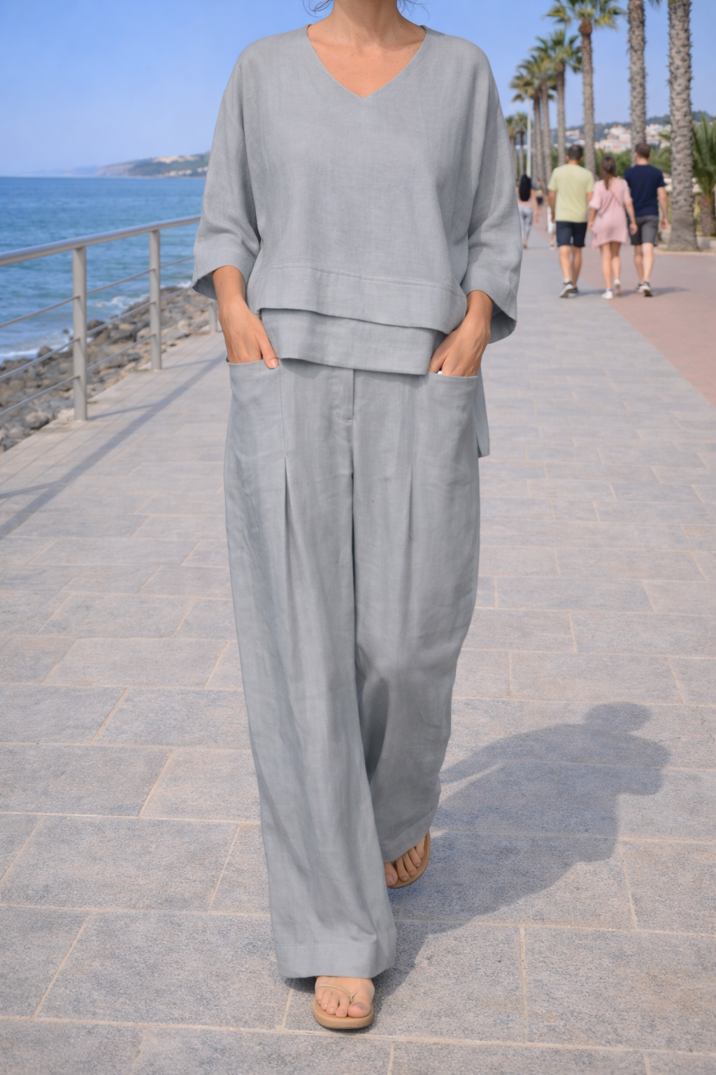 SIENNA | RELAXED FIT TUMMY COVERAGE TWO-PIECE SET