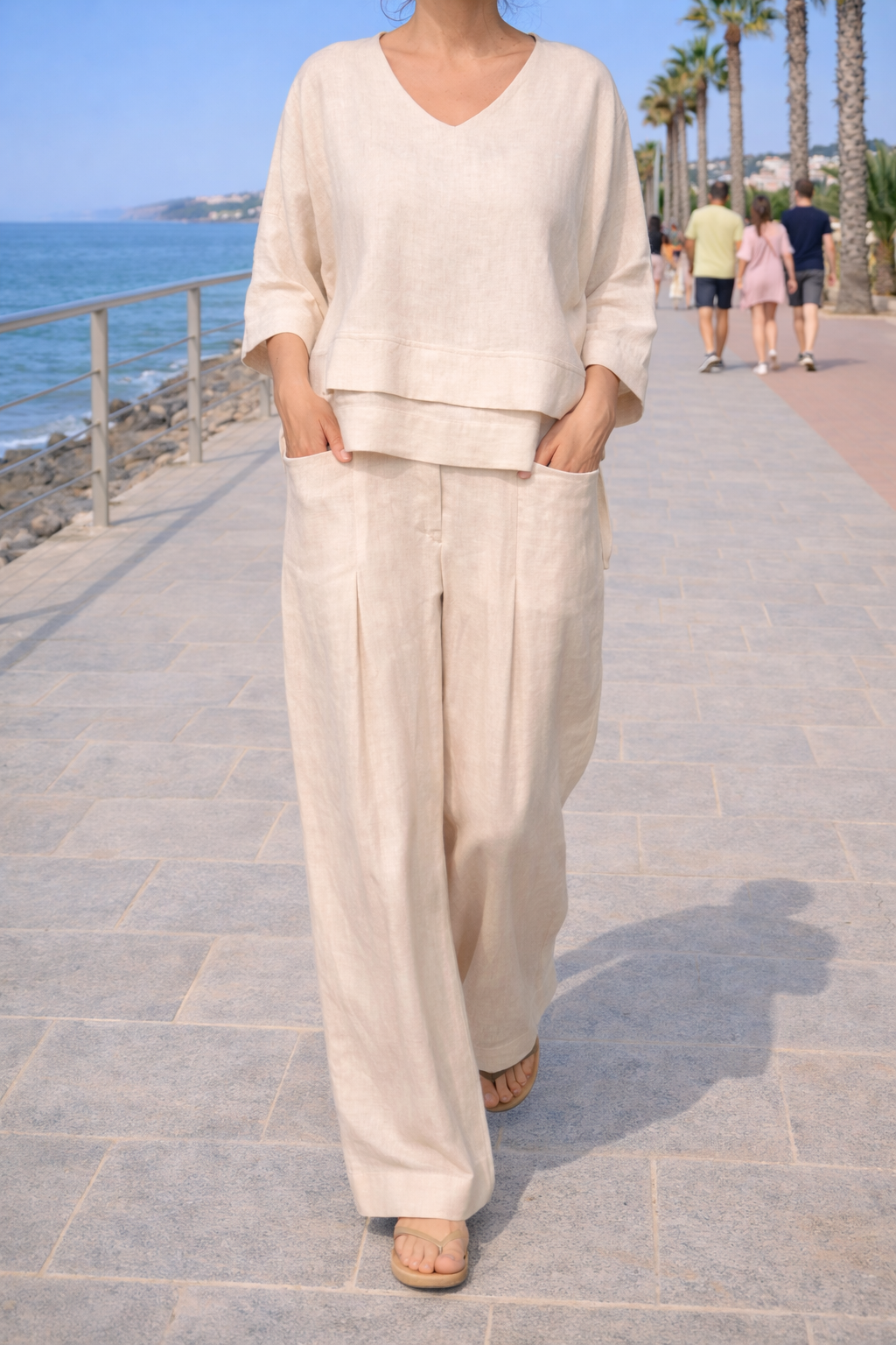 SIENNA | RELAXED FIT TUMMY COVERAGE TWO-PIECE SET