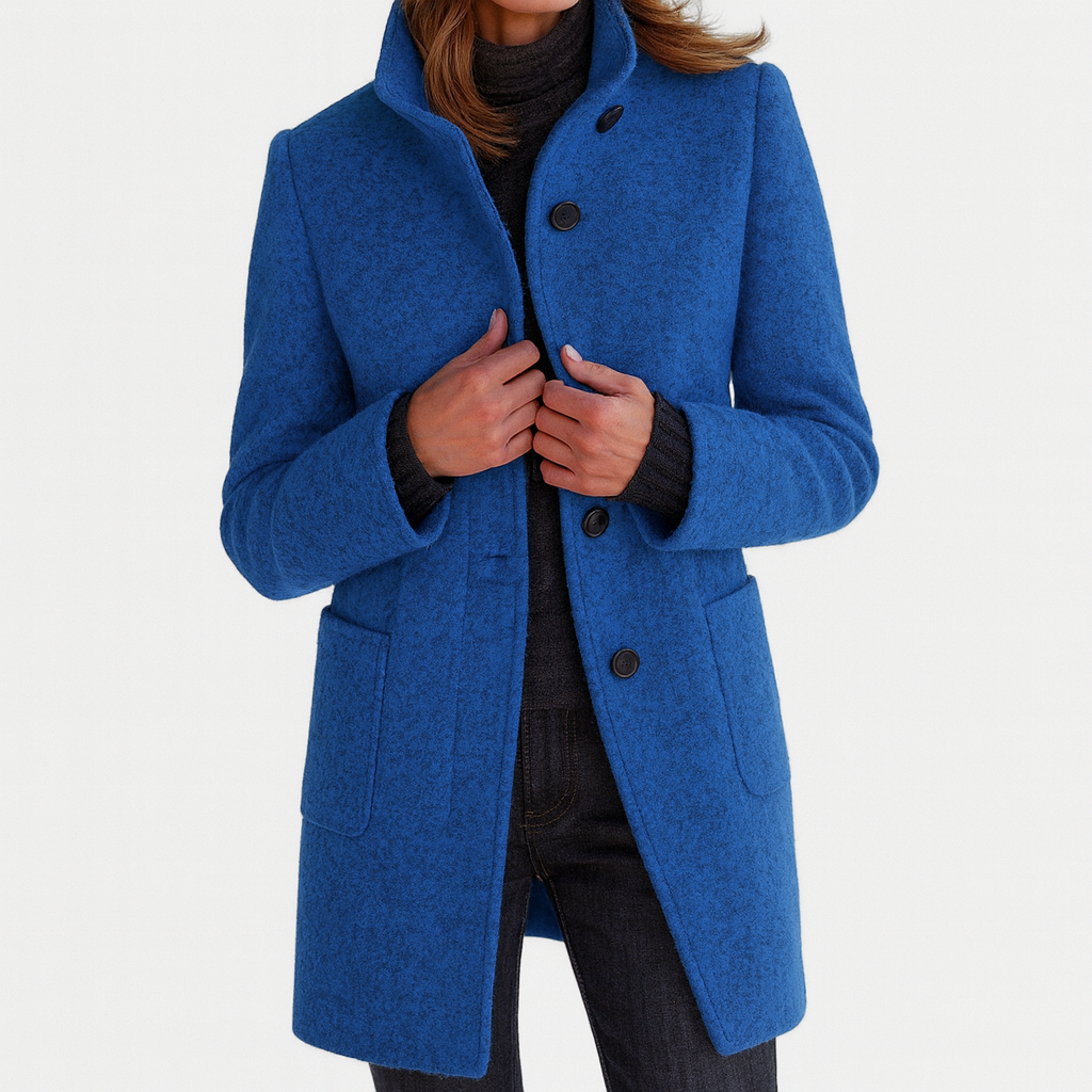 MEAVIA | WARM MANDARIN COLLAR COAT