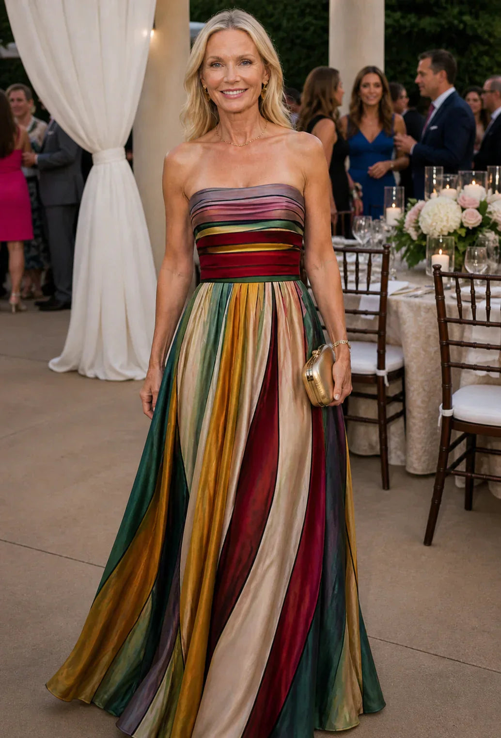 TALIAH | EFFORTLESS STRAPLESS A-LINE DRESS