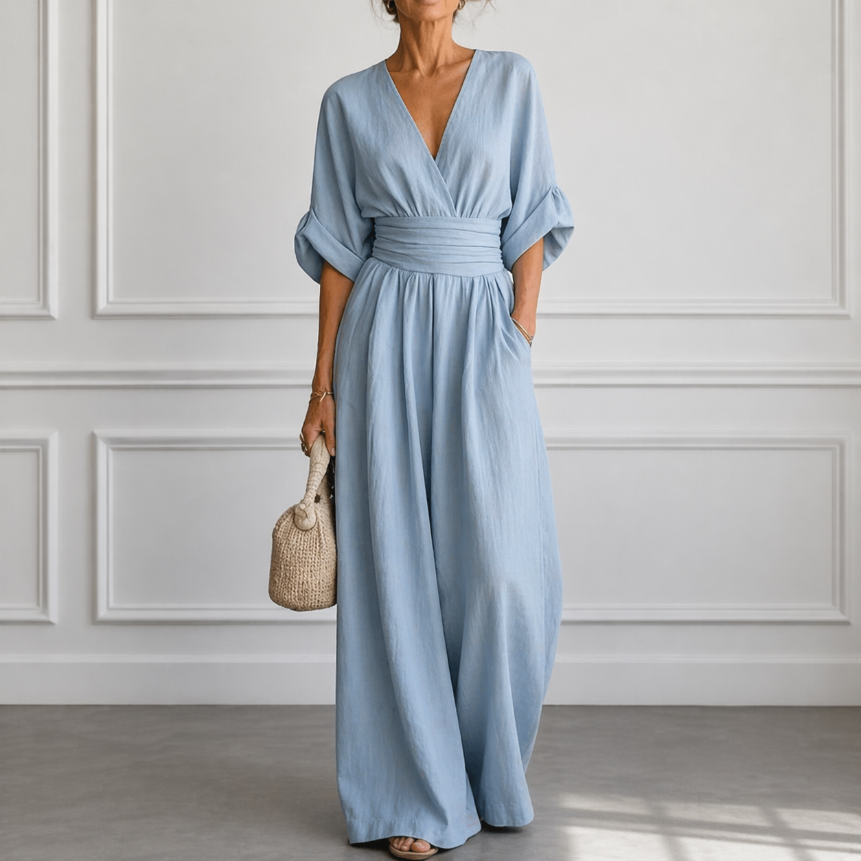 CHELSEA | ELEGANT TUMMY COVERING JUMPSUIT