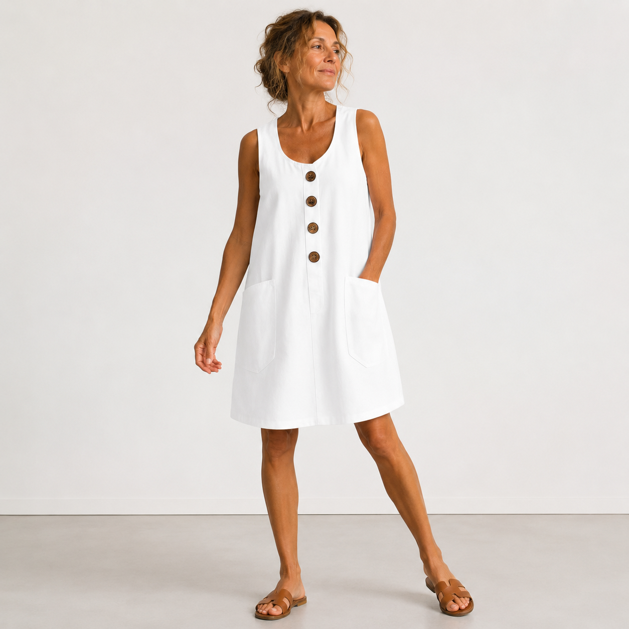 SELMA | COTTON-LINEN SUMMER DRESS