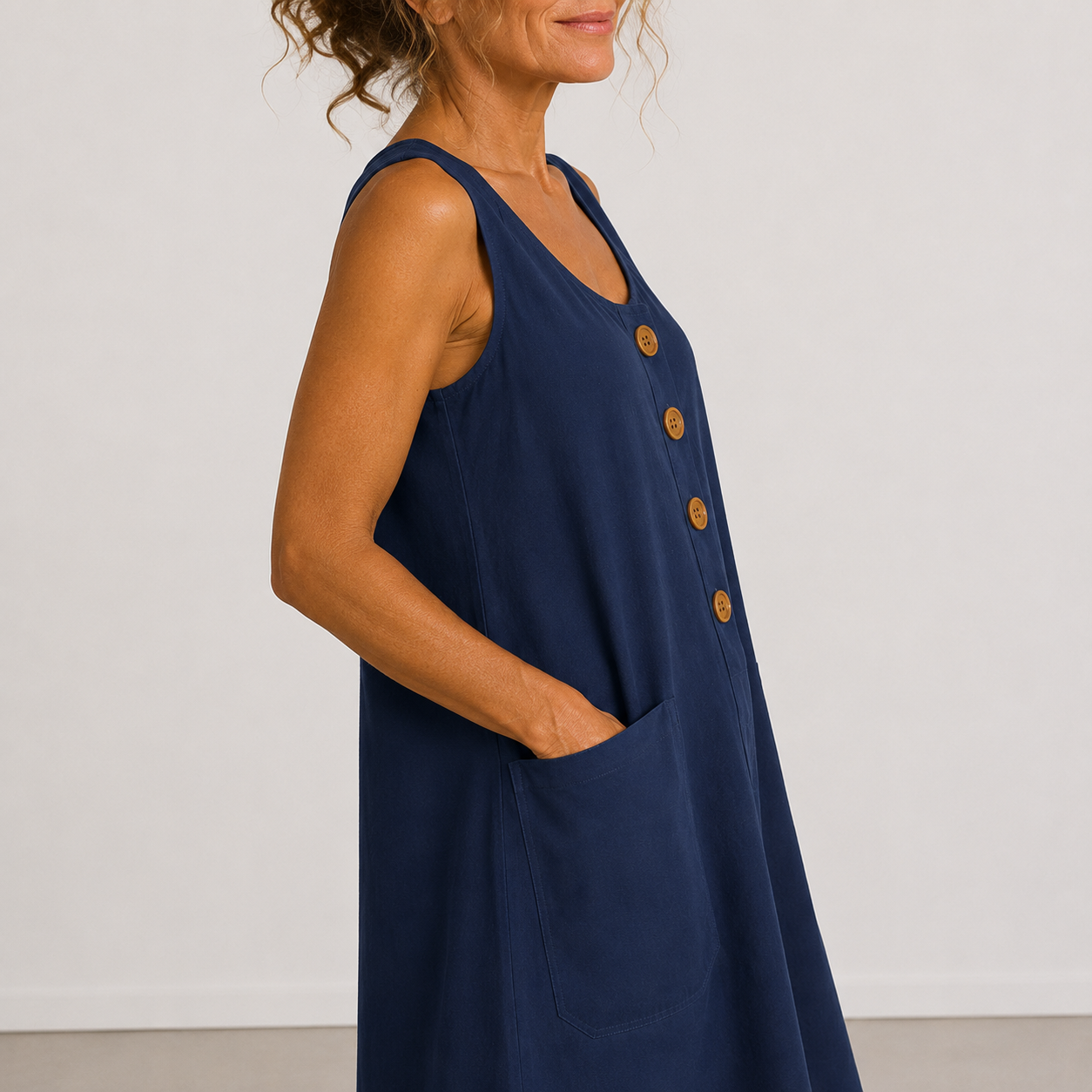 SELMA | COTTON-LINEN SUMMER DRESS
