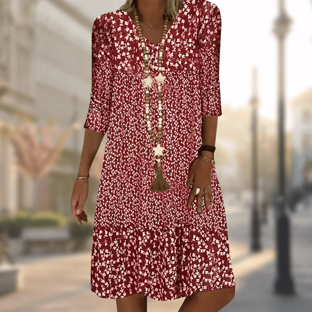 AMALIA | TUMMY COVERED MODERN COMFORT DRESS