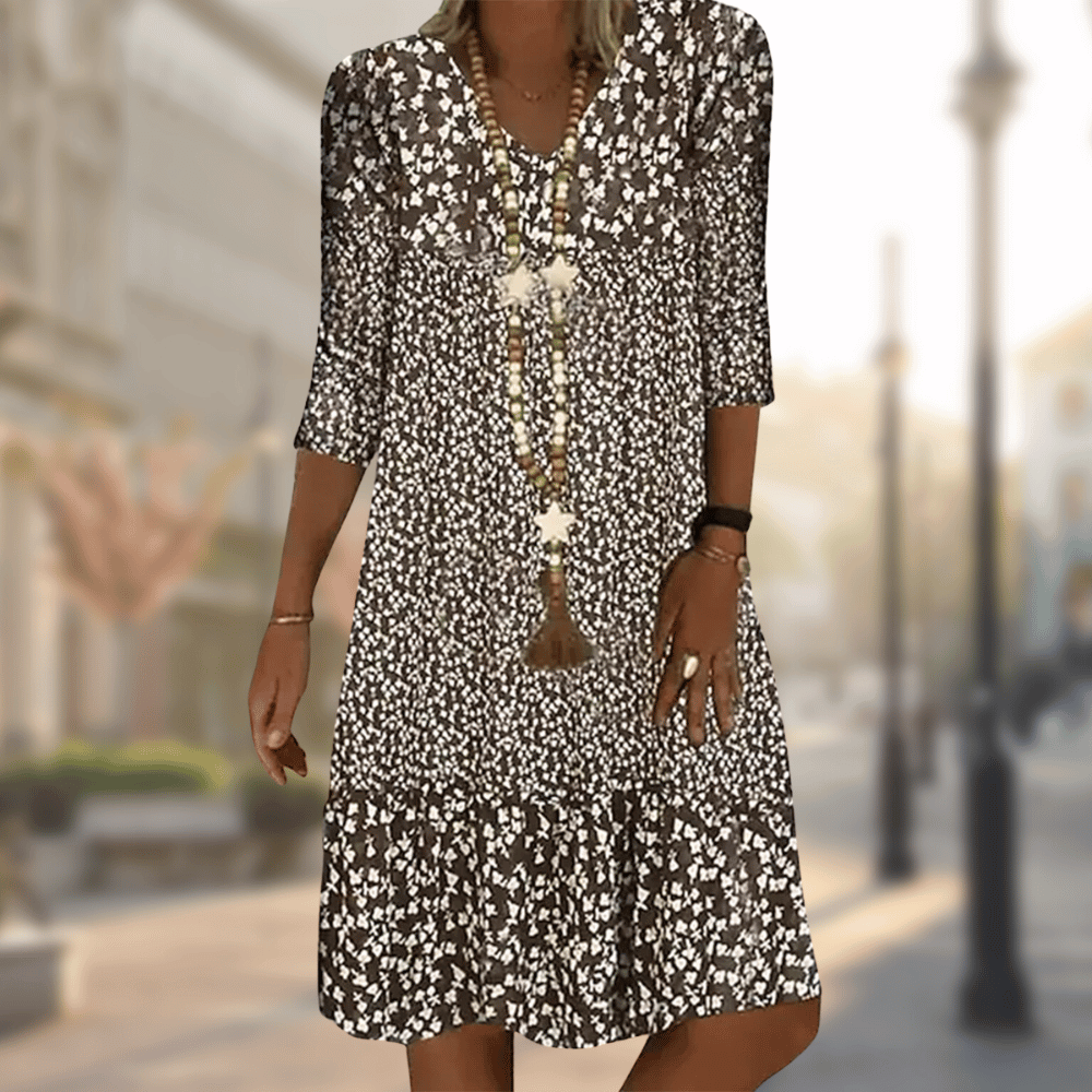 AMALIA | TUMMY COVERED MODERN COMFORT DRESS