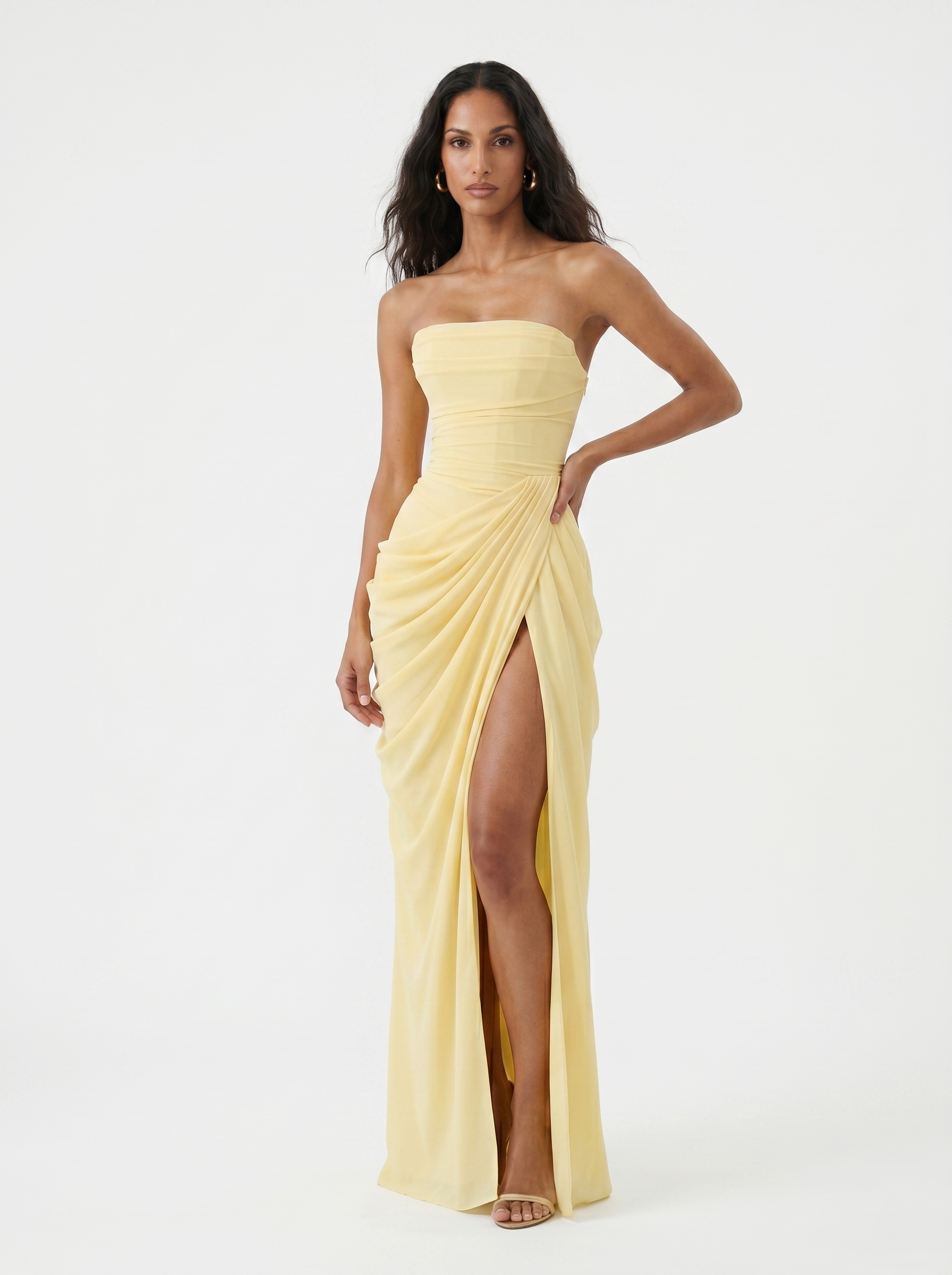SHANTELLE | ELEGANT STRAPLESS MAXI DRESS