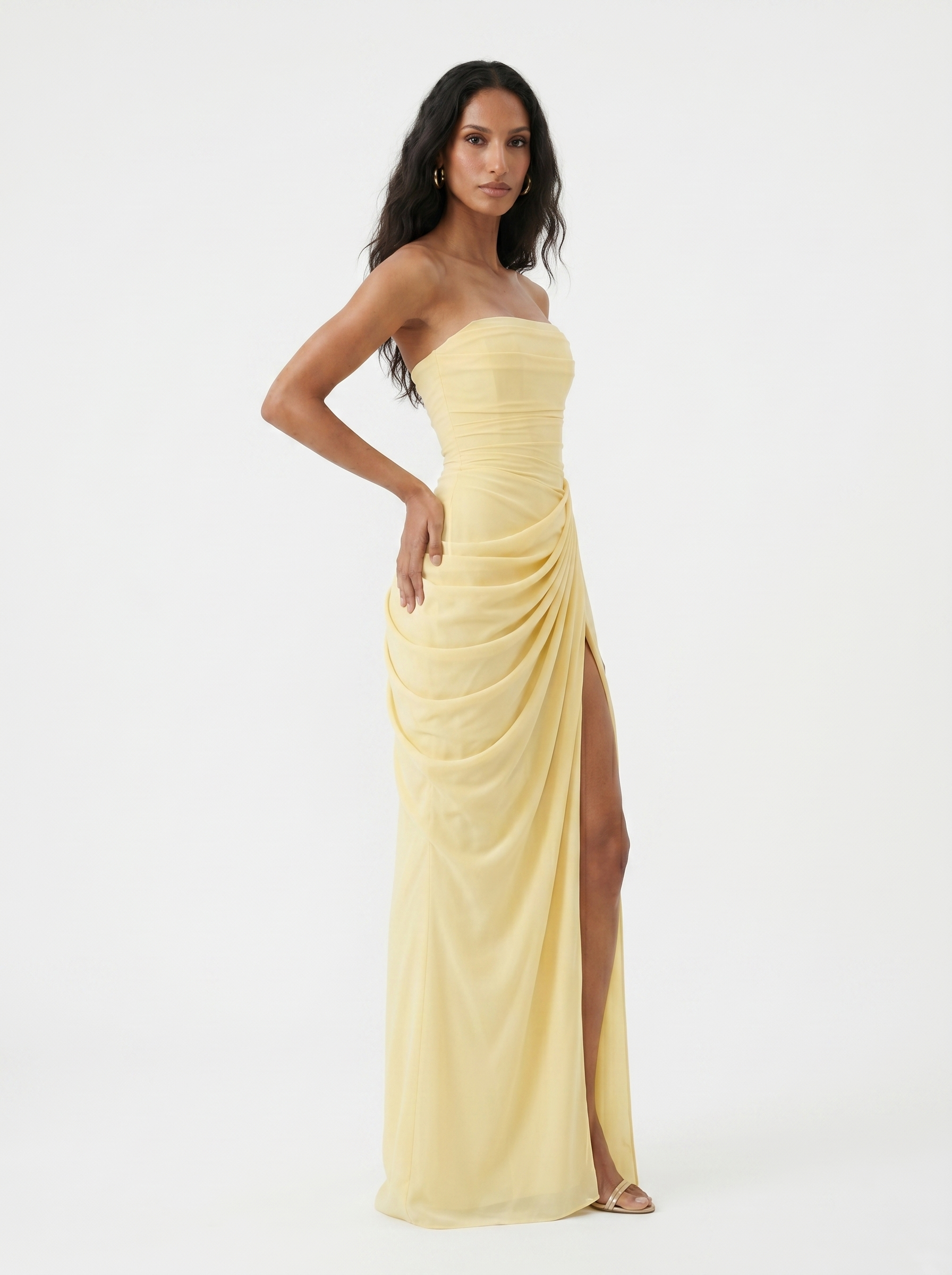 SHANTELLE | ELEGANT STRAPLESS MAXI DRESS