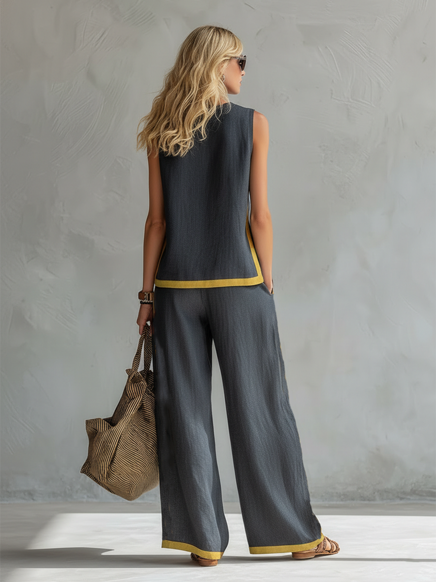SIENNA | ELEGANT TUMMY COVERING LINEN SET