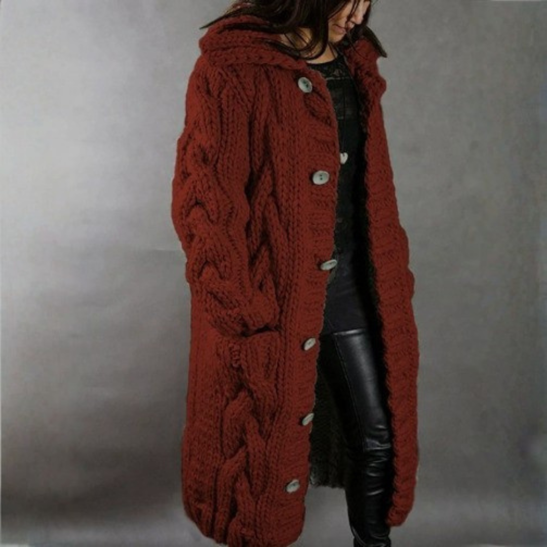 KARINA | COZY CABLE-KNIT COAT