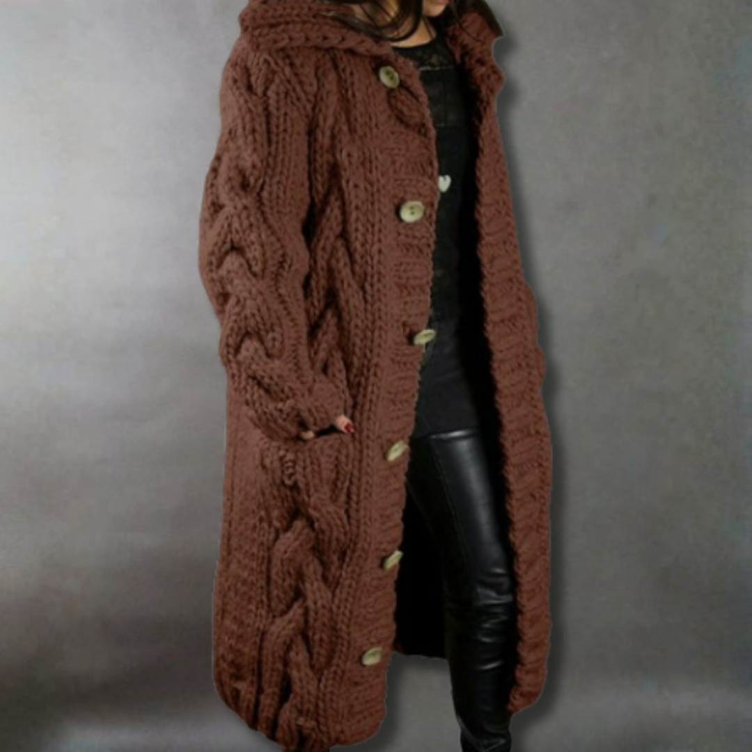 KARINA | COZY CABLE-KNIT COAT