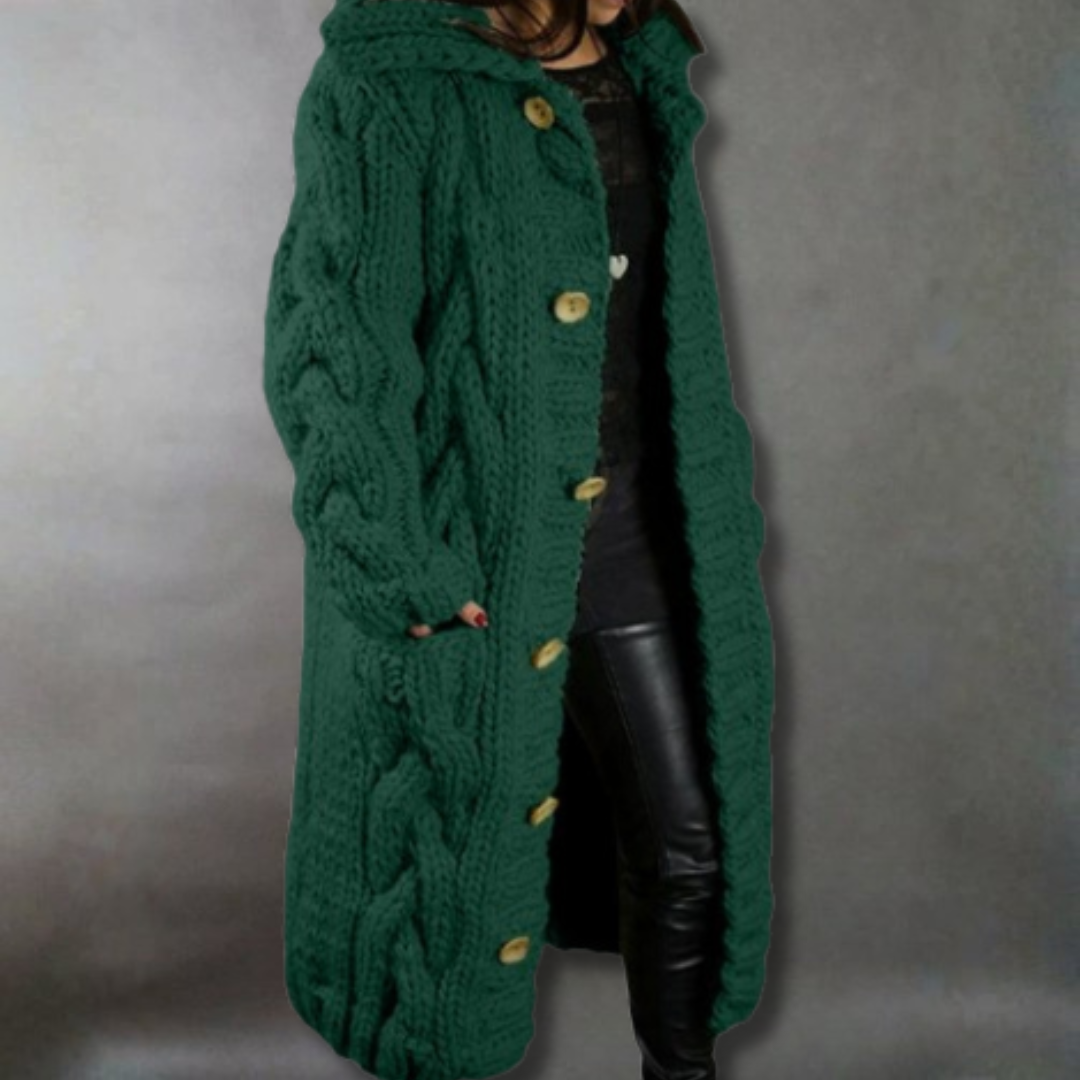 KARINA | COZY CABLE-KNIT COAT