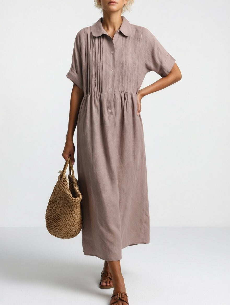LYSANDRA | STYLISH TUMMY COVERING SHIRT DRESS