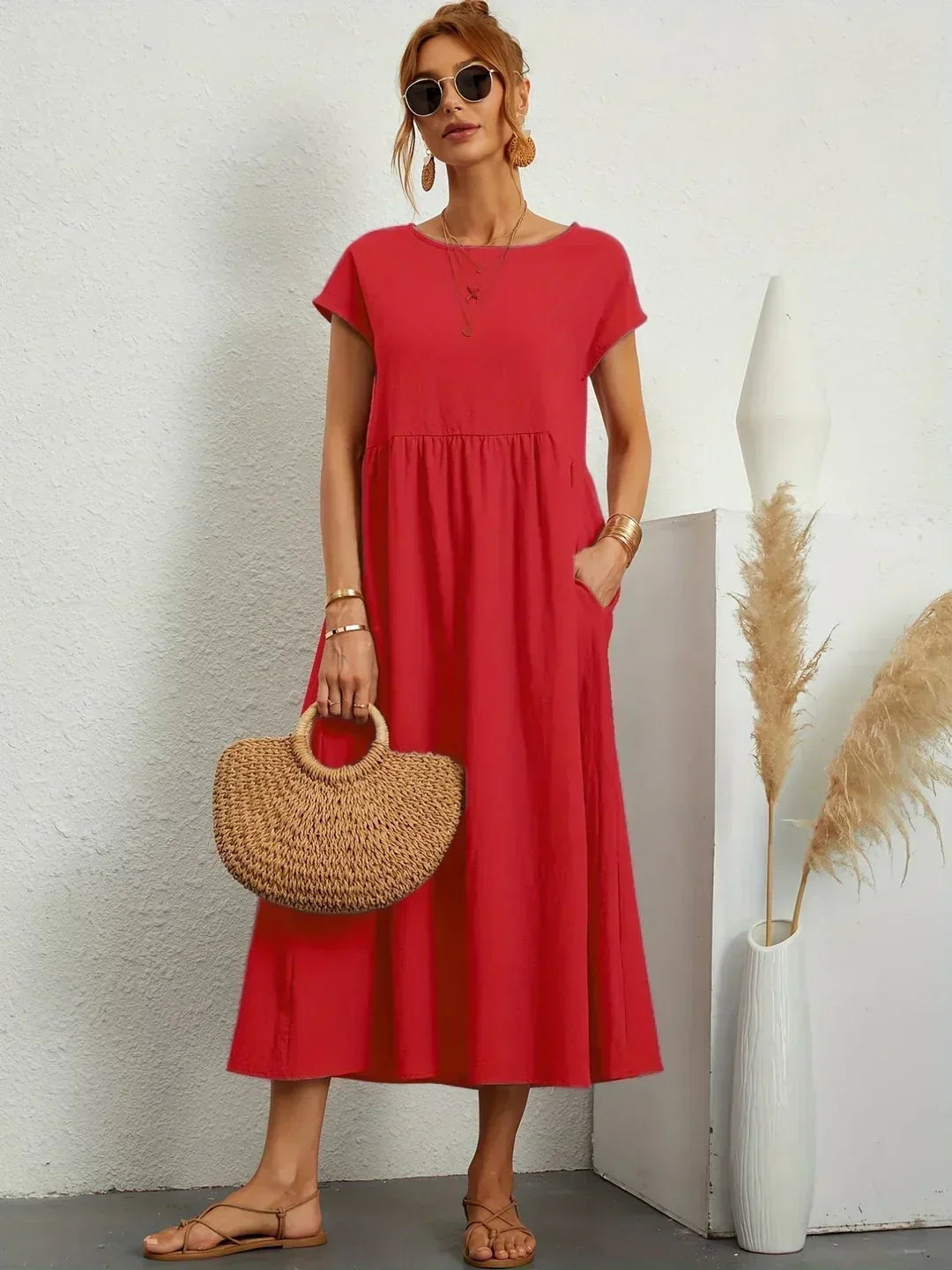 SELINA | STYLISH MIDI DRESS