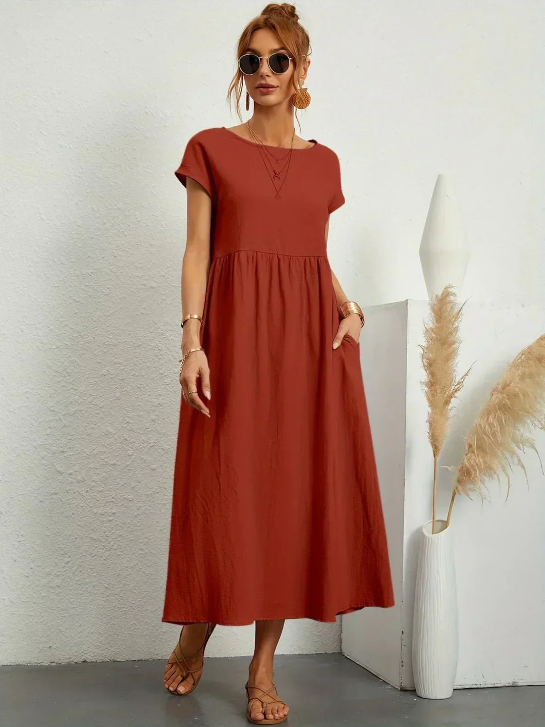 SELINA | STYLISH MIDI DRESS