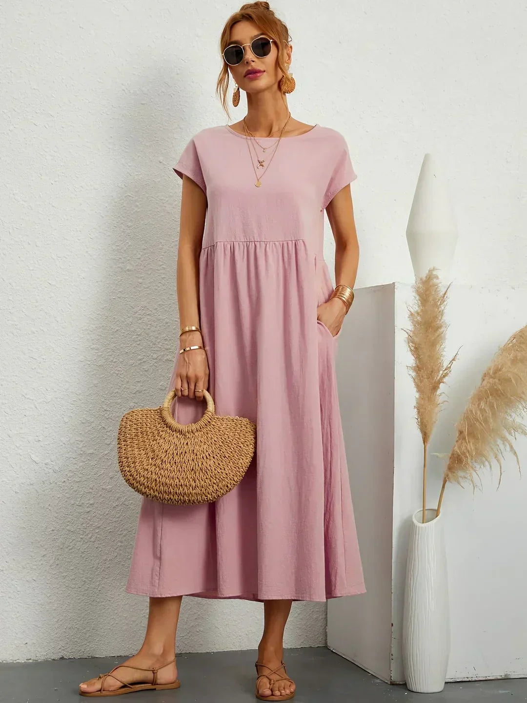SELINA | STYLISH MIDI DRESS