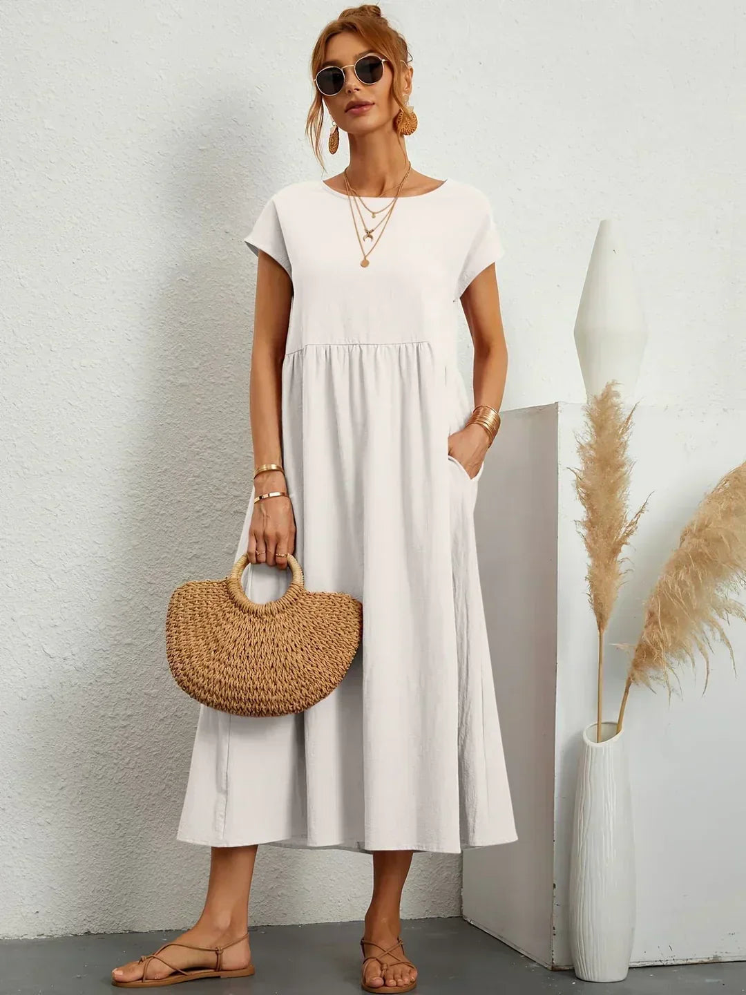 SELINA | STYLISH MIDI DRESS