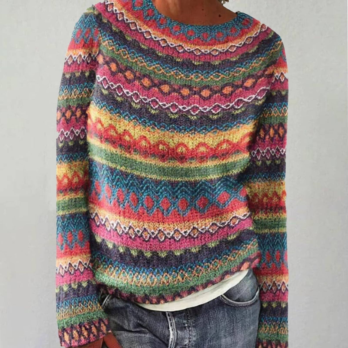 AMERIA | COMFORTABLE RETRO SWEATER