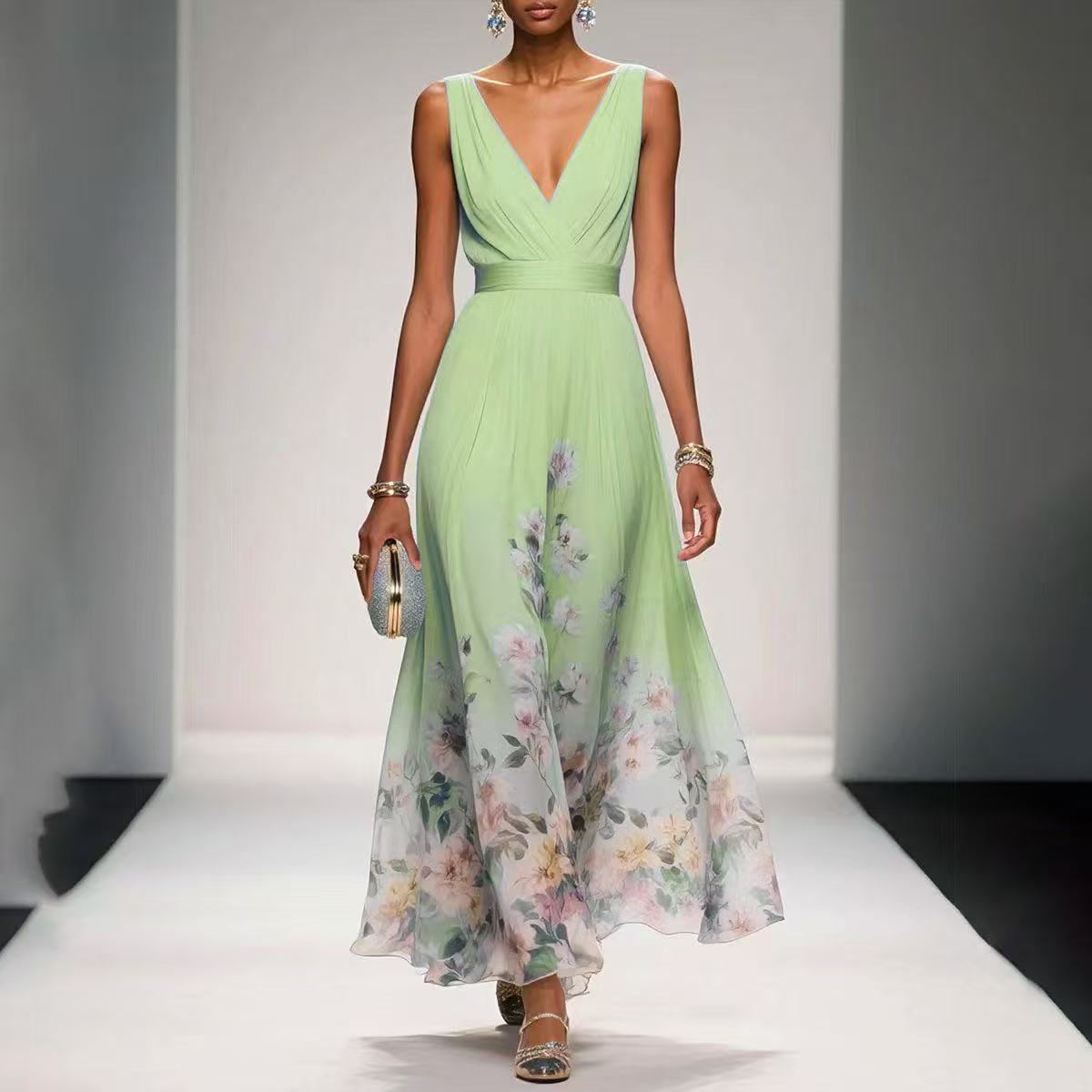CINDY | ELEGANT TUMMY COVERING SUMMER DRESS