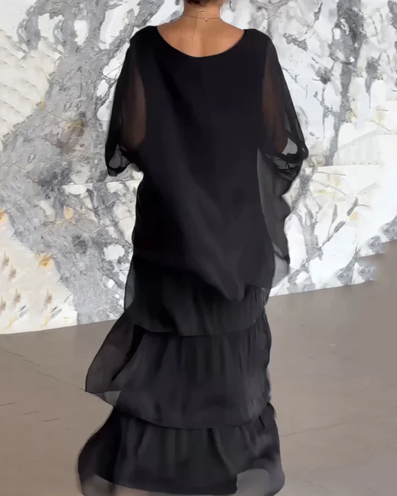 AMALIA | FLOWING TUMMY COVERING MAXI DRESS