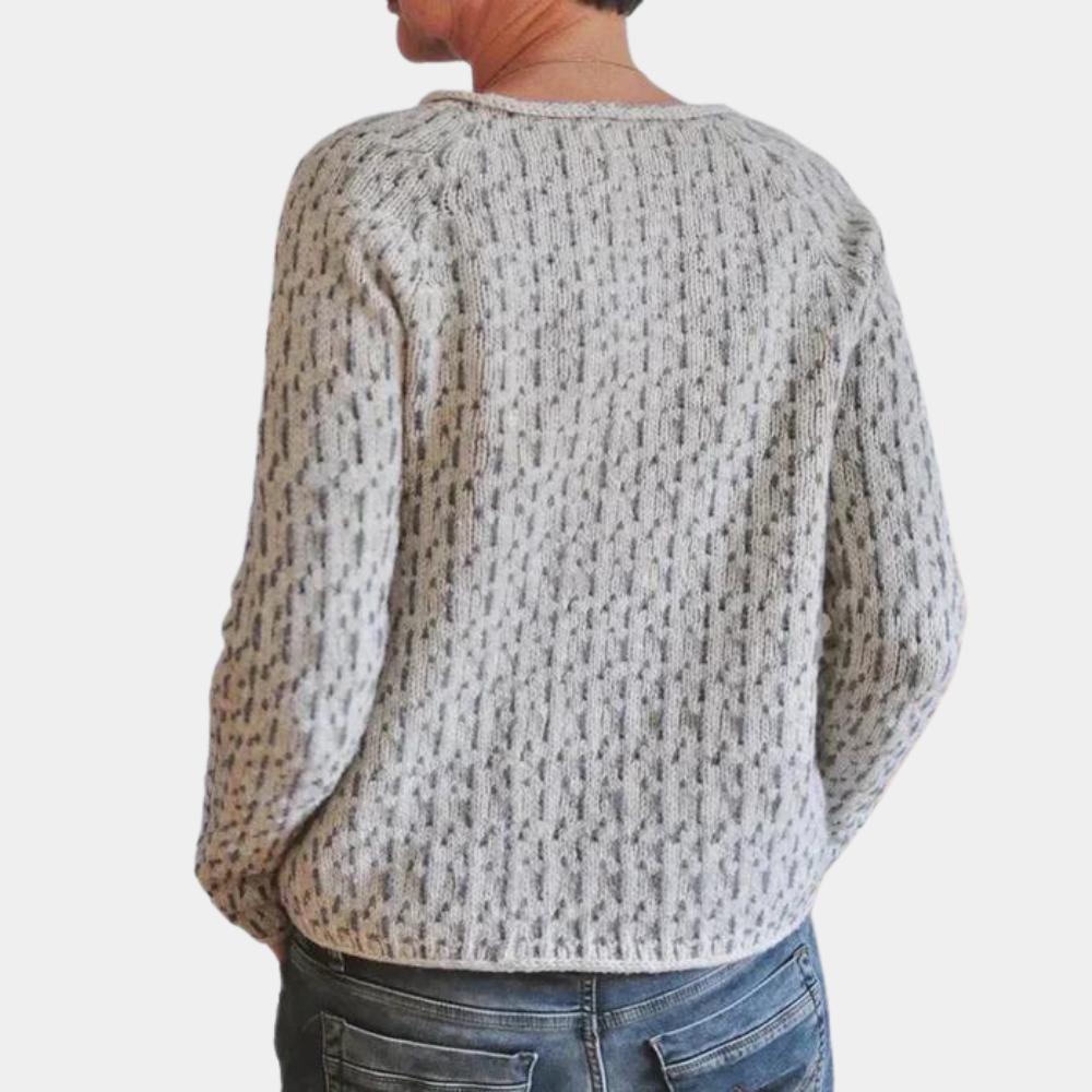 RENISA | ELEGANT ROUND NECK SWEATER