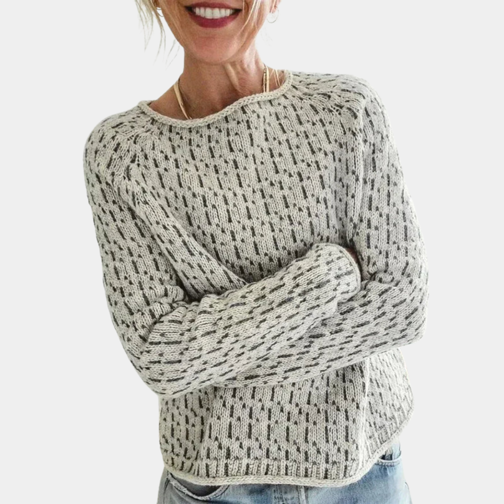 RENISA | ELEGANT ROUND NECK SWEATER